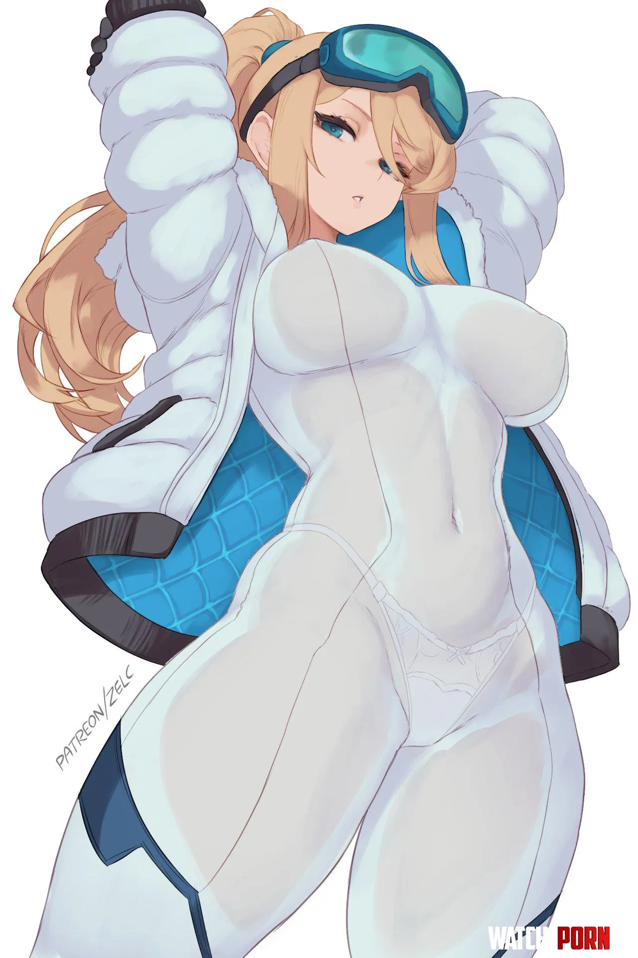 Subzero Suit Samus Aran [Metroid] by WoolsonDaSheep