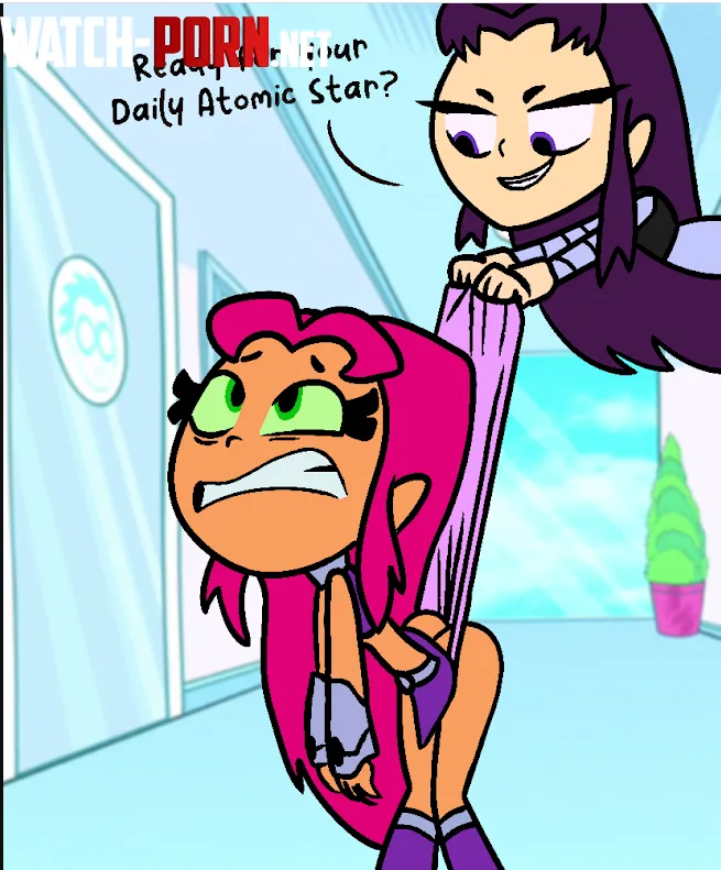 blackfire pranking starfire (semidraws) by Fair_Championship471
