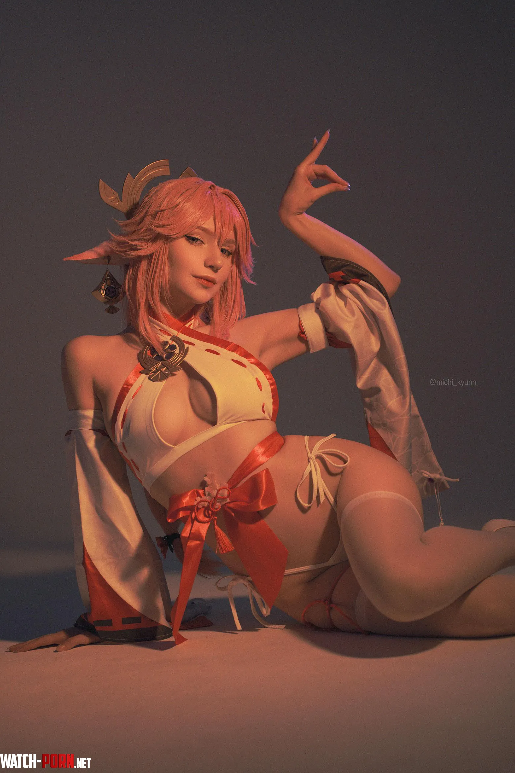 Yae Miko by michi_kyunn by michi_kyunn