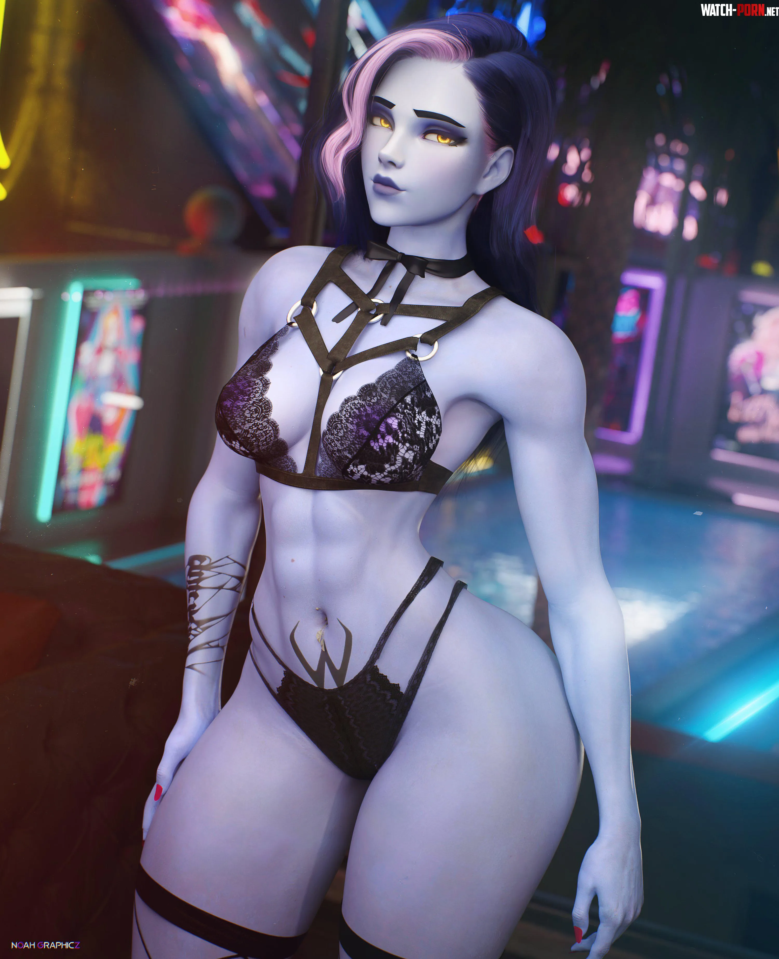 Widowmaker - Talon Attacks (Noahgraphicz) [Overwatch] by EroMestre