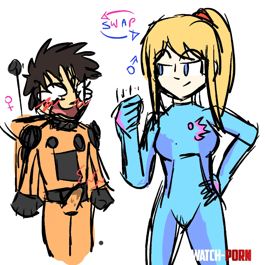 Samus aran and astronaut body swap by Trocadilha