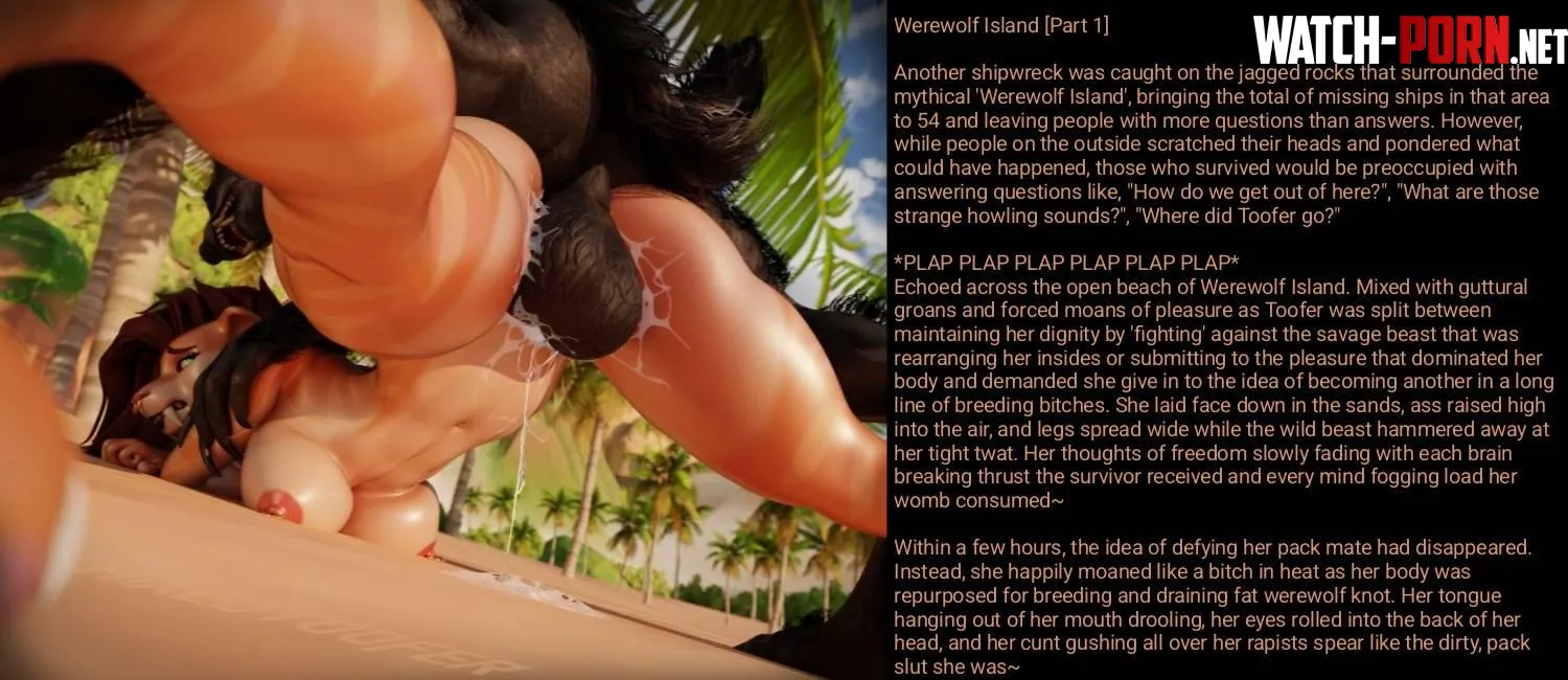 Stranded on Werewolf Island [Part 1][FxM][Corruption][Werewolf][Toofer](Artist: Mixedtoofee) by Unrivalled_Coconuts