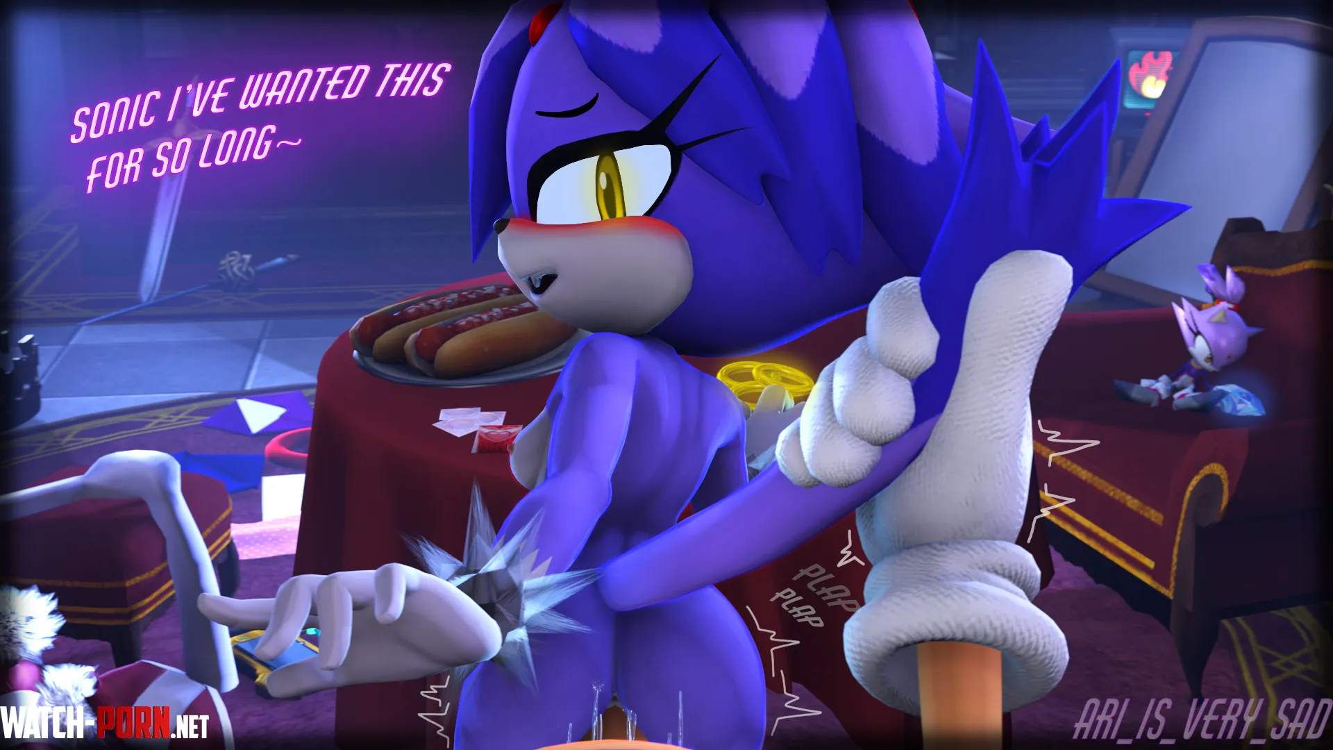 Giving the kitty what she needs~ by airysad