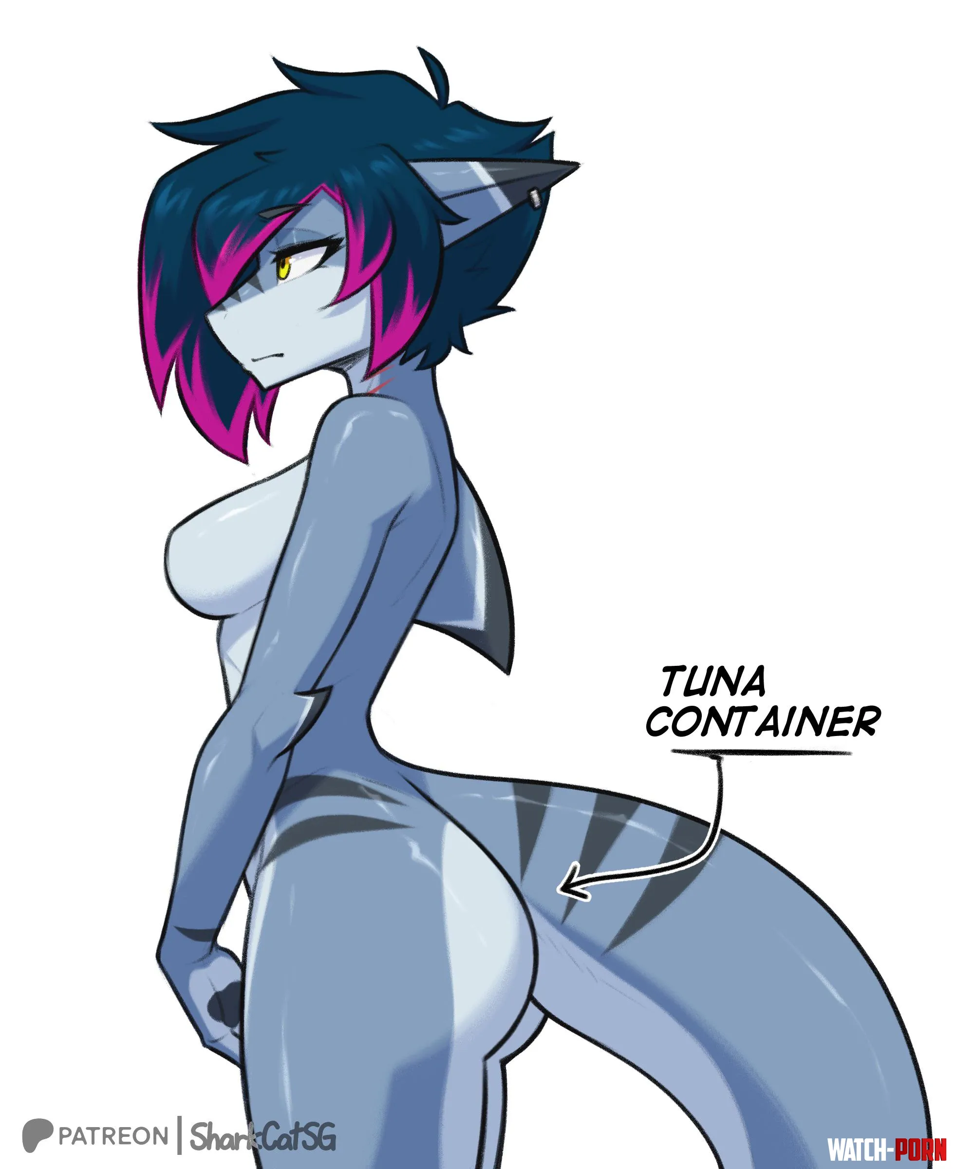 Tuna Container [F] (Sharkcatsg) by 5headedragon