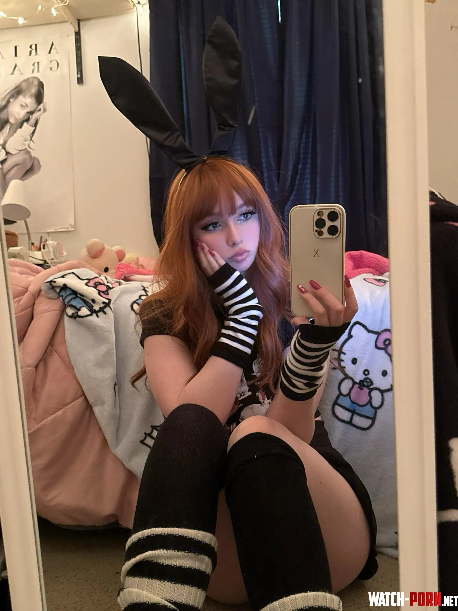 my ears arent the only thing standing up today 👀 ;P by petiteschoolgirlxo