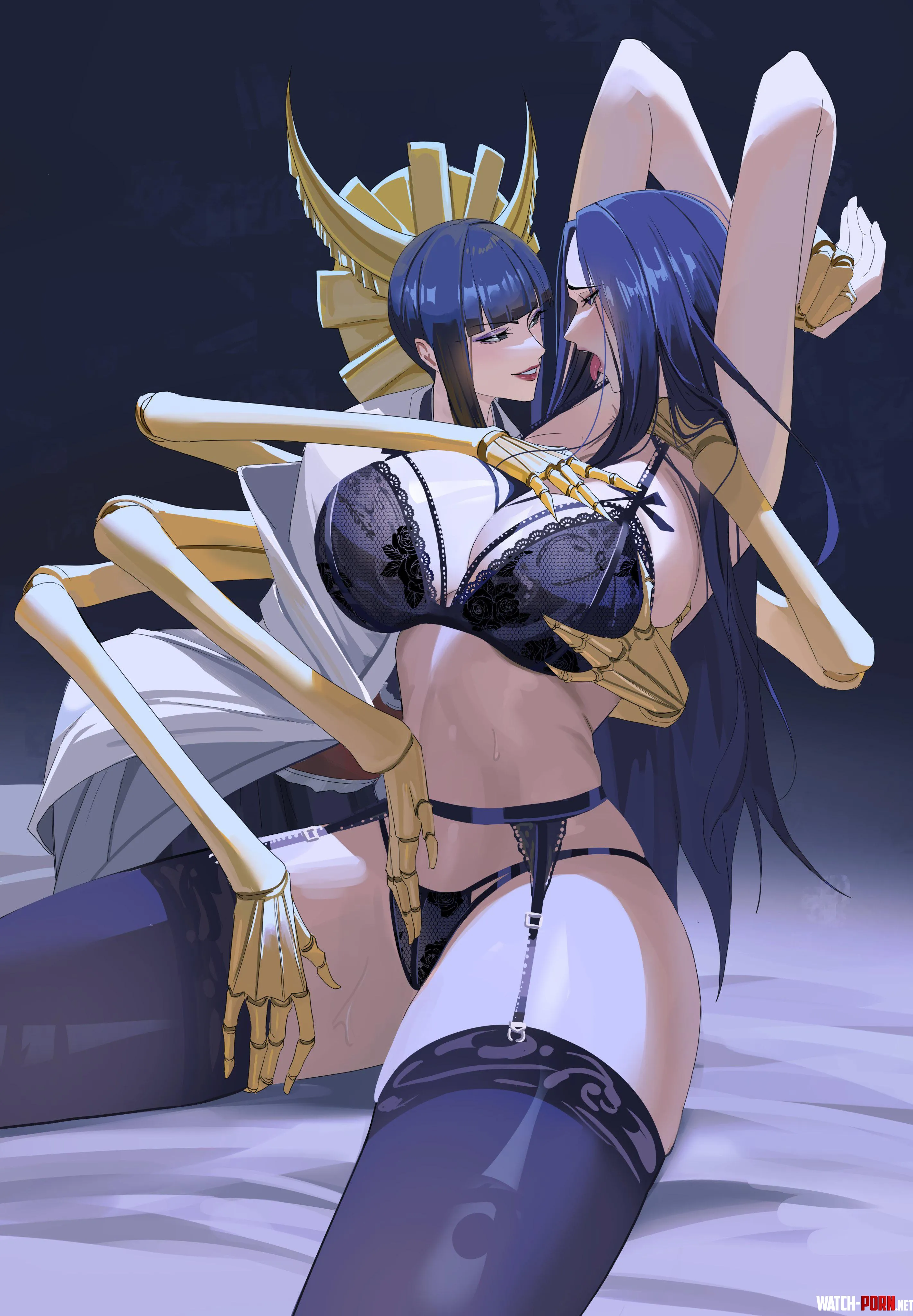 Senjumaru taming Unohana (Reona) by Silent_Steak_9540