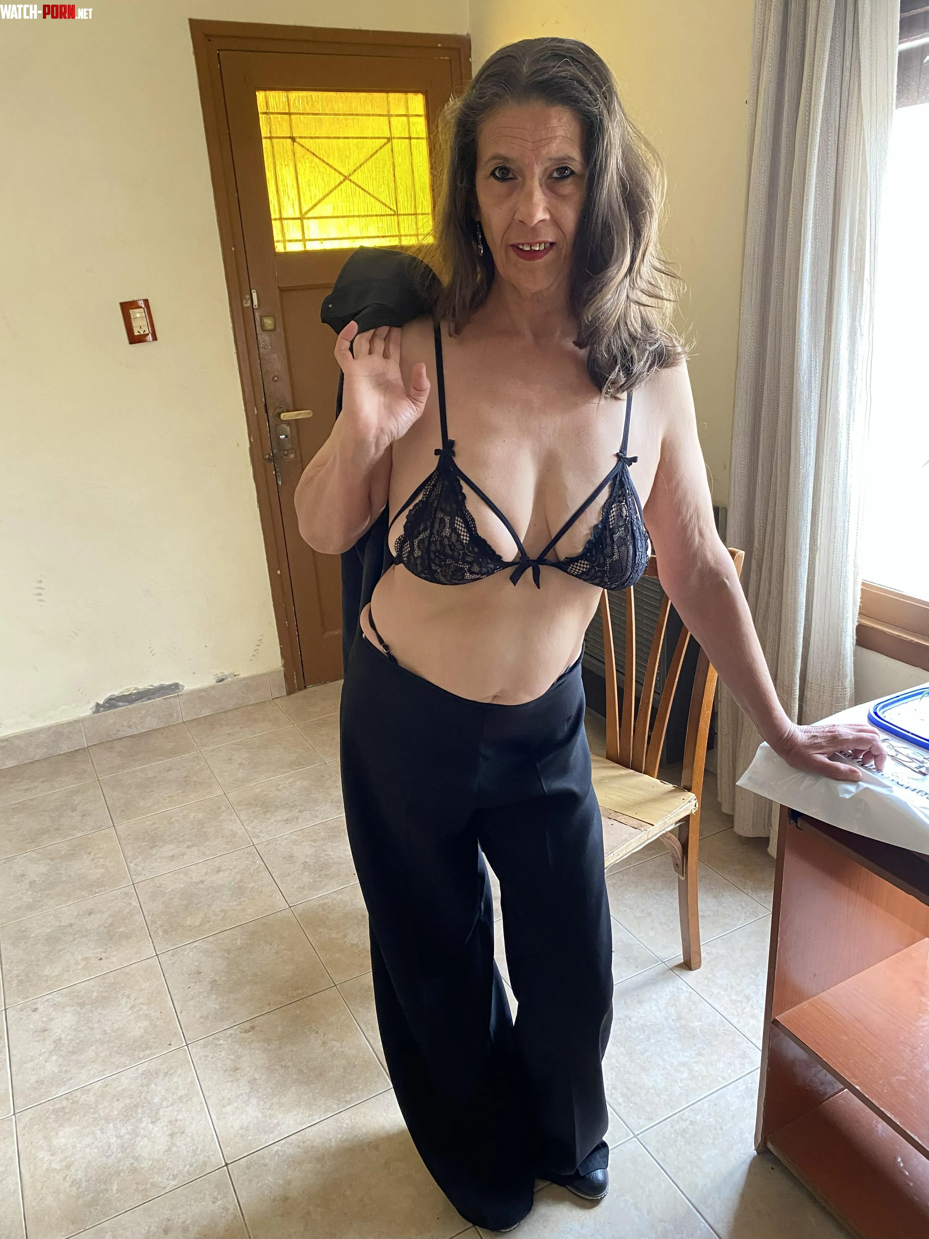 60yo GILF in lace – No filters, just me feeling naughty at home. What's your fantasy with a grandma like this? by Matureadventurers