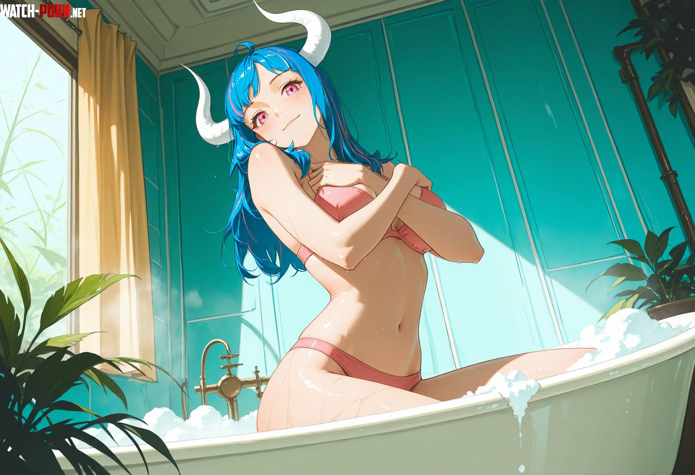 Ulti takes a bath by Hillvegxn