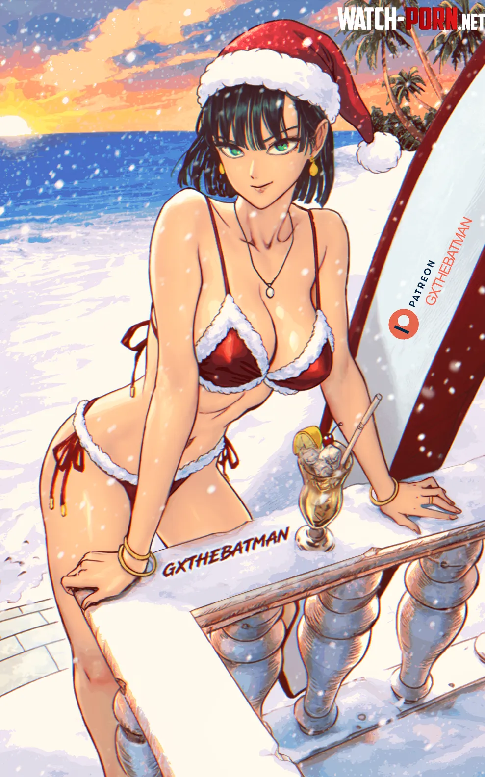 Fubuki from Vol. 34 - Christmas Version [One Punch Man] by GxTheBatmanYouTube