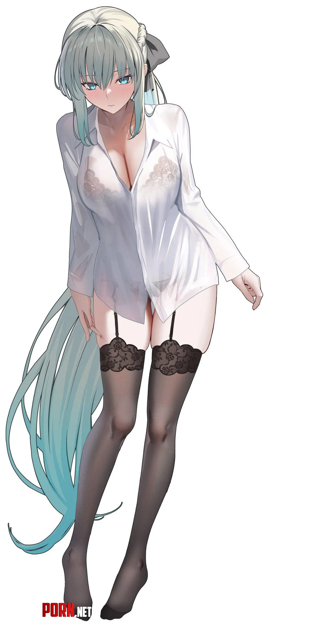 Dress shirt and thighs [Fate/Grand Order] by xSoulsaber