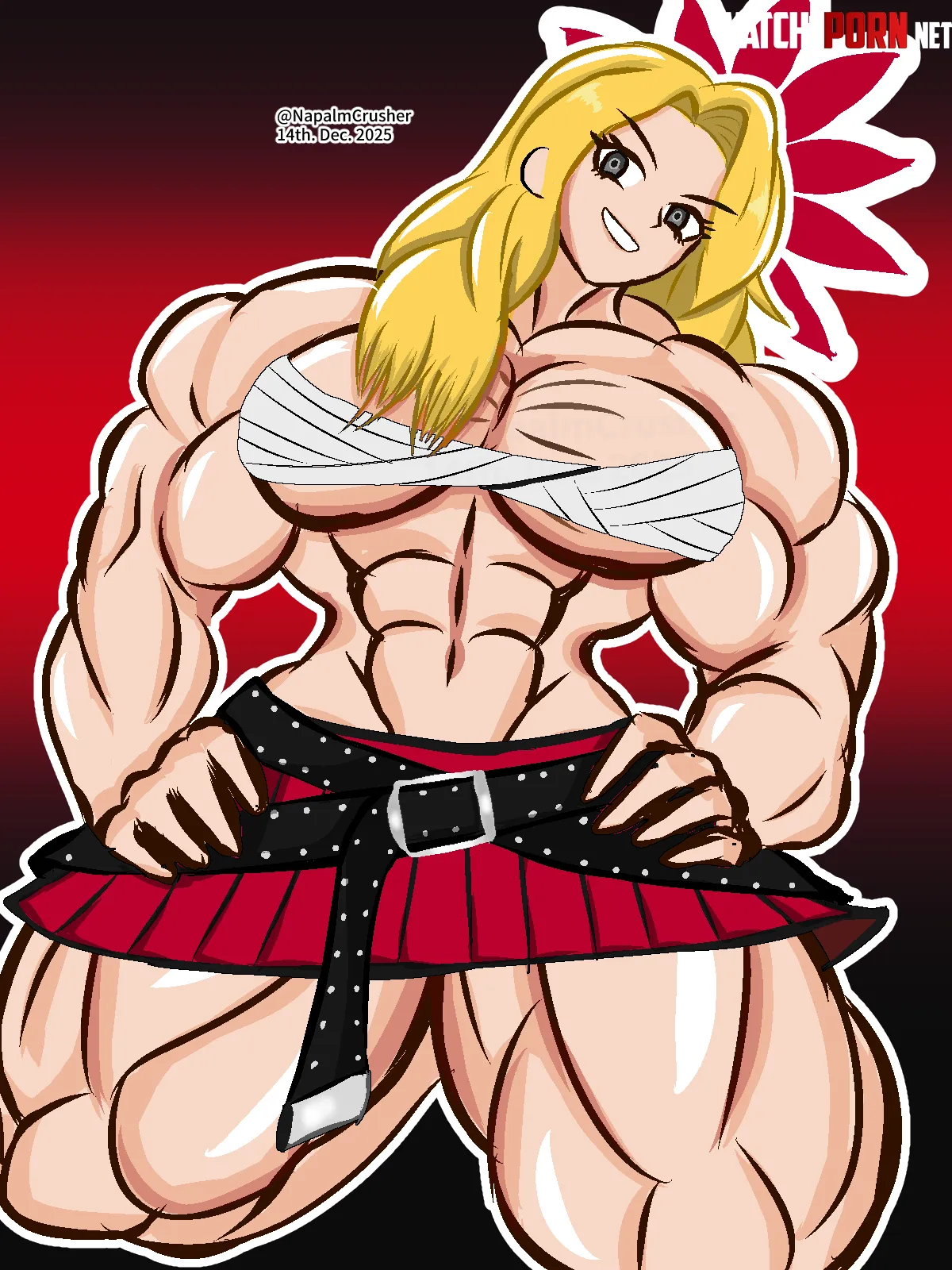 Kurihama Akemi [Blue Archive] (@NapalmCrusher) by NapalmCrusher