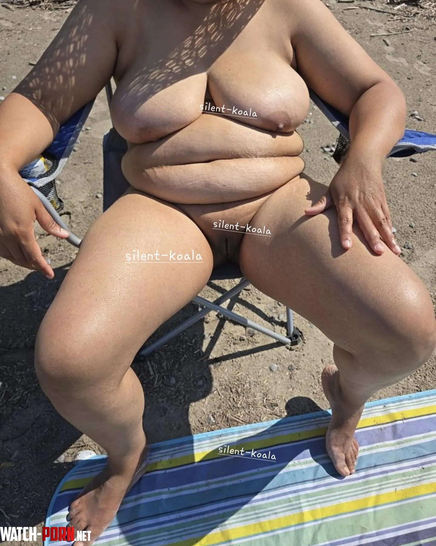 Proud nudist BBW wife and mom of 2 by Silent-Koala-1680
