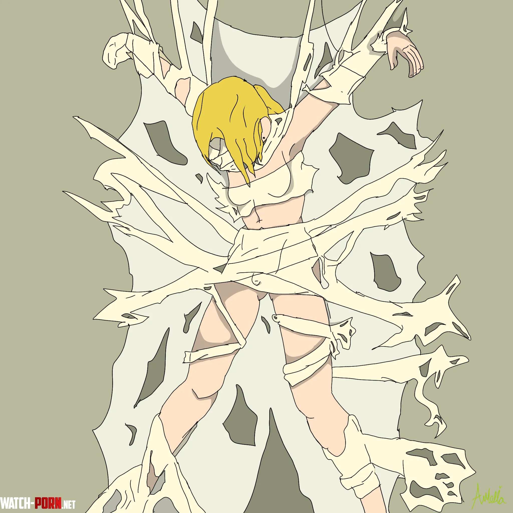 Stuck in a web. (By me? by Ameliacutie