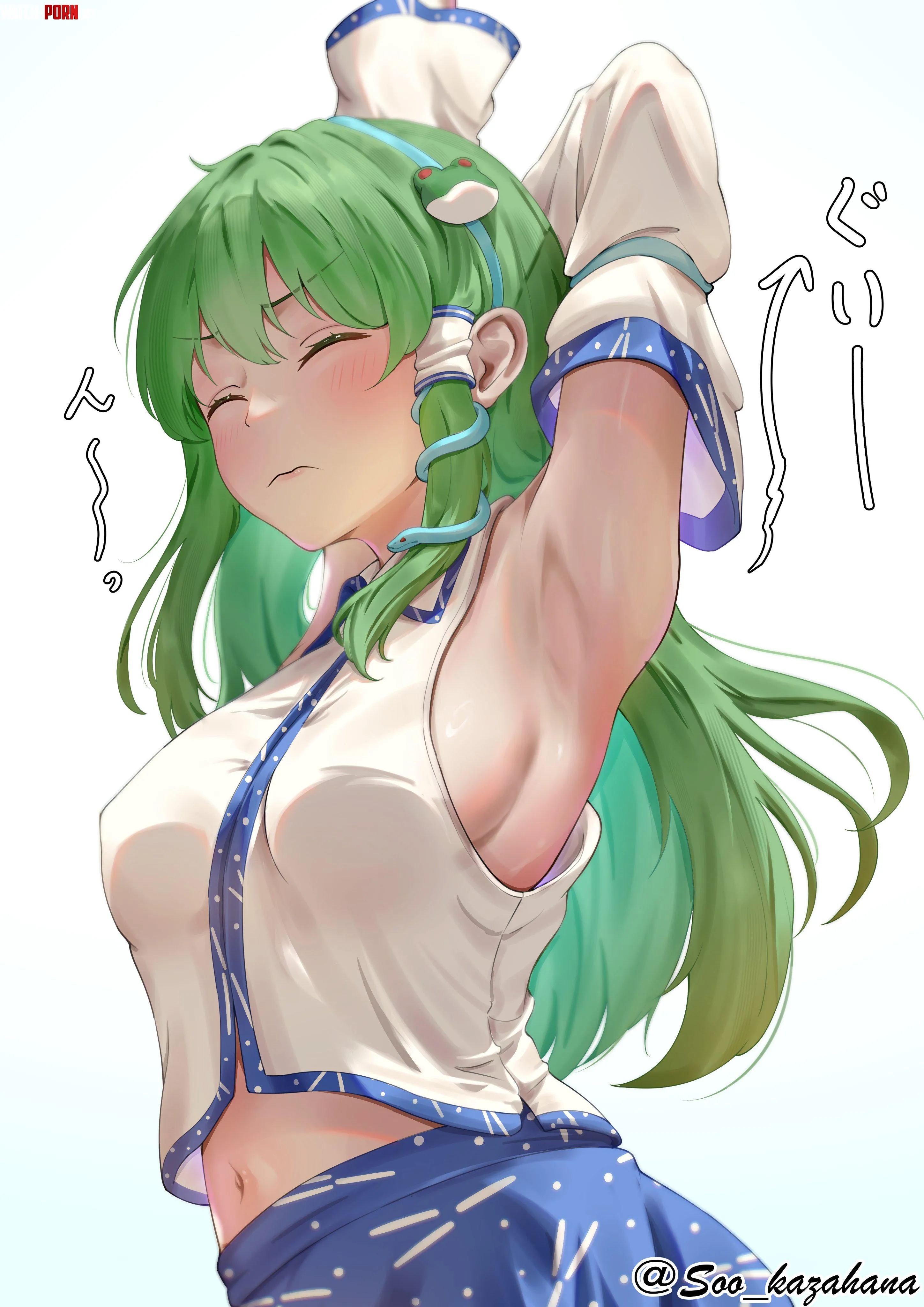 Sanae Kochiya [風花そー] by Corvareed