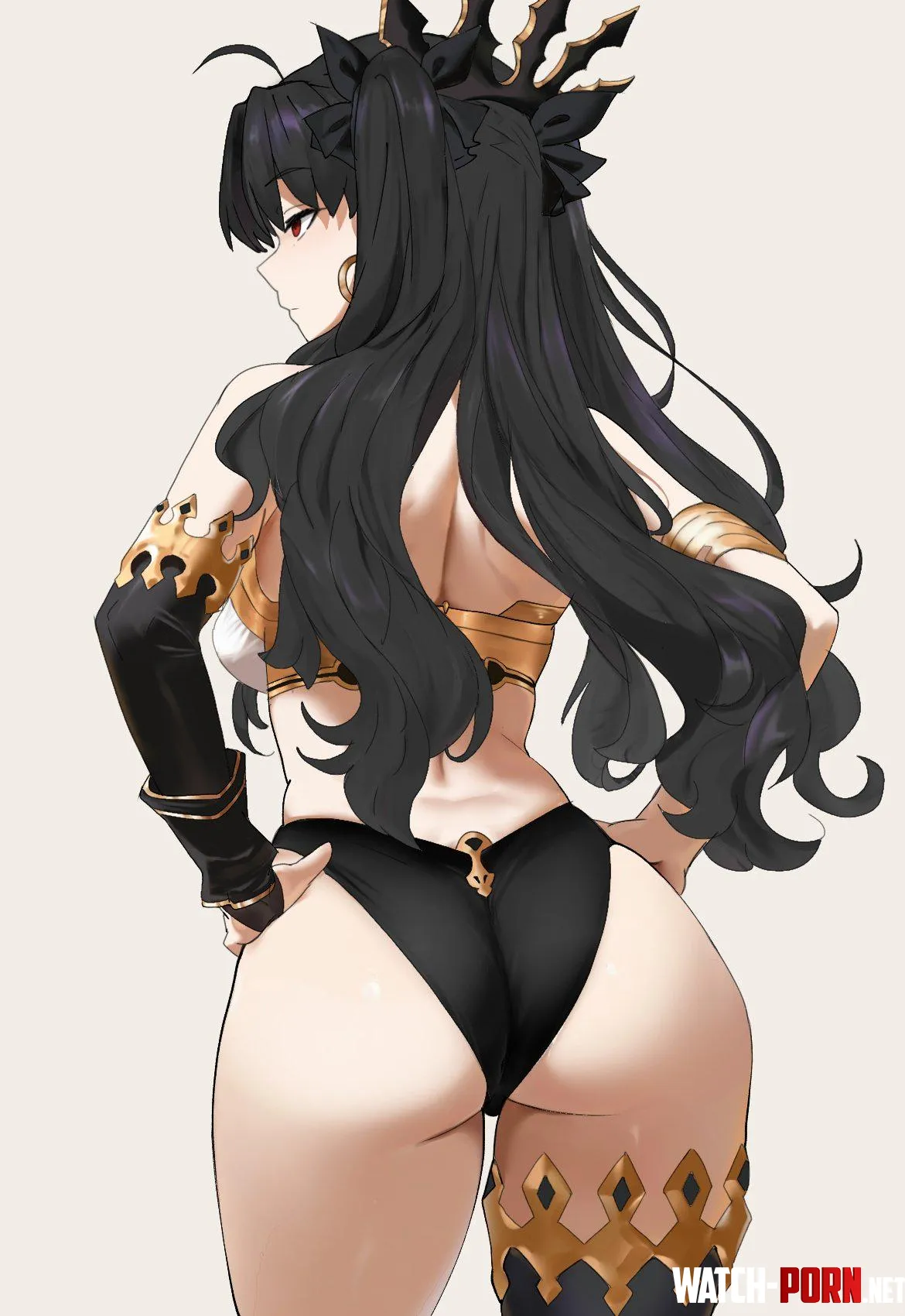 Ishtar's back [Fate Grand Order] by SorasakiHoshino