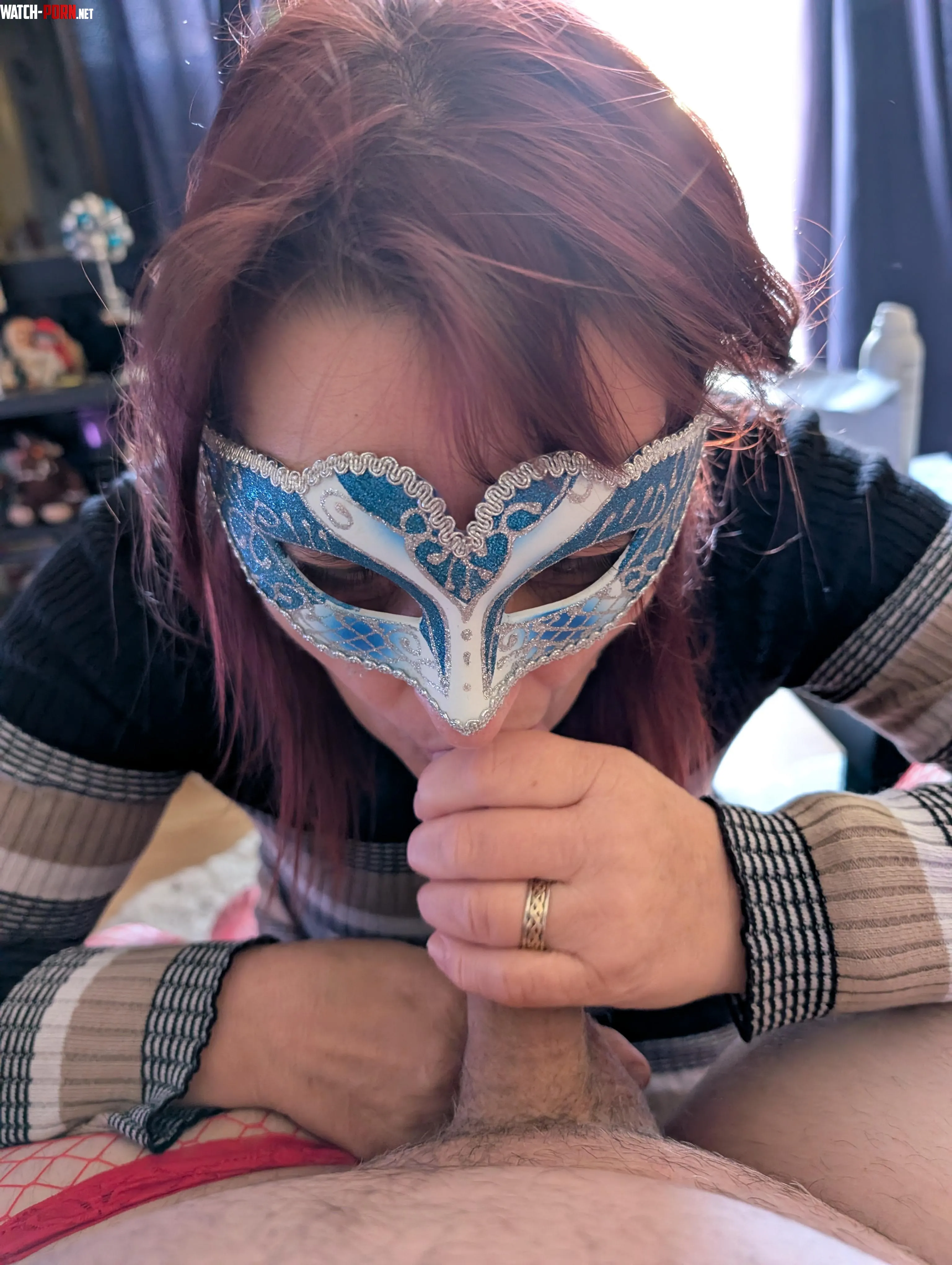 Wife loves sucking cock by curiousbi1969