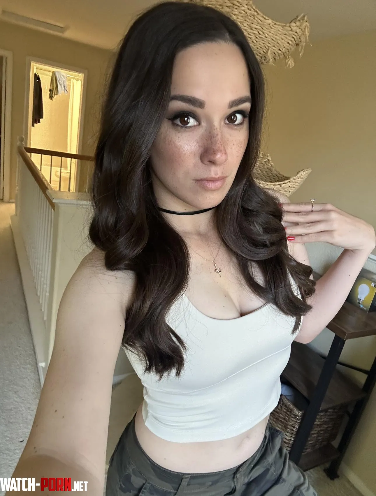 Cargo pants and a crop top. by AlanaAraya