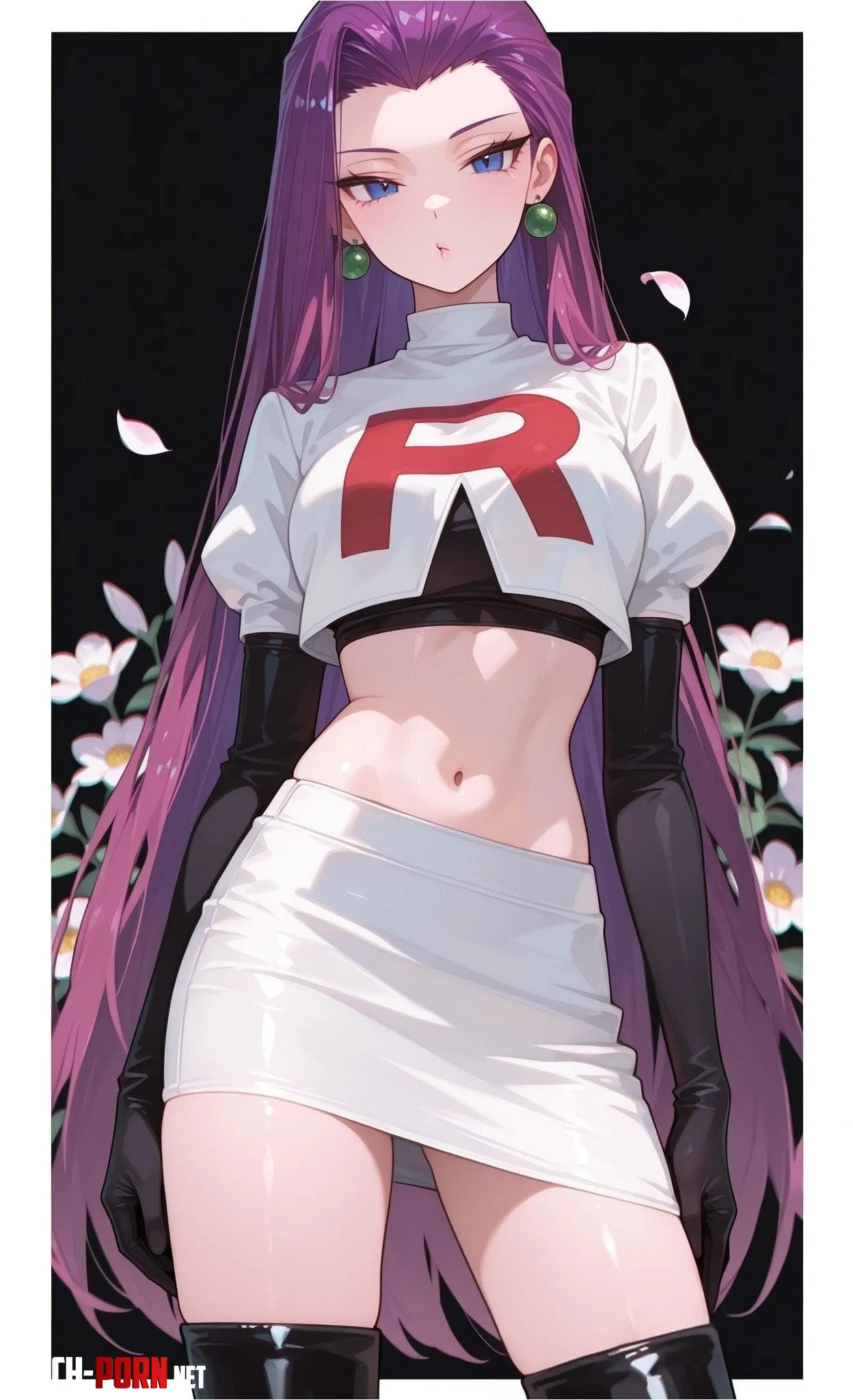 Jessie with her Hair Down [Pokemon] by WoolsonDaSheep