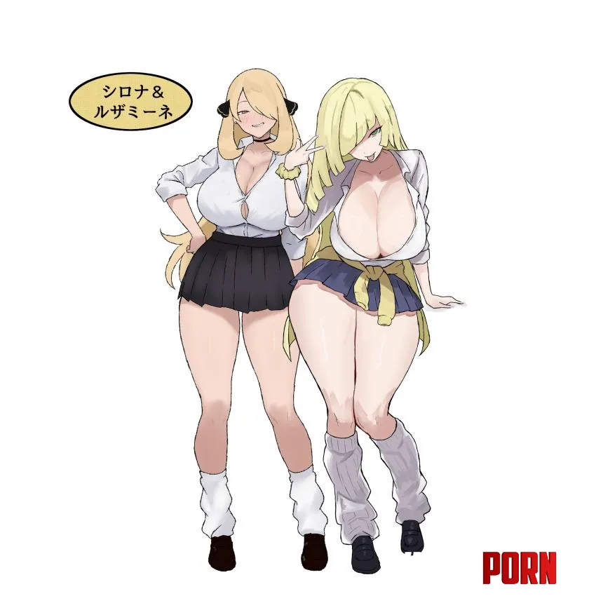 These Poke-Gals are being rather playful by NoBlacksmith6