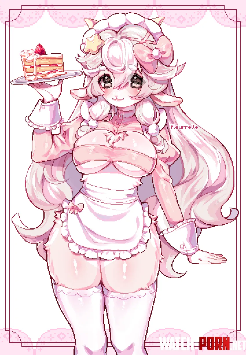 Sweet meido (by me @fleurrelle) [q] by honeylemoncakes