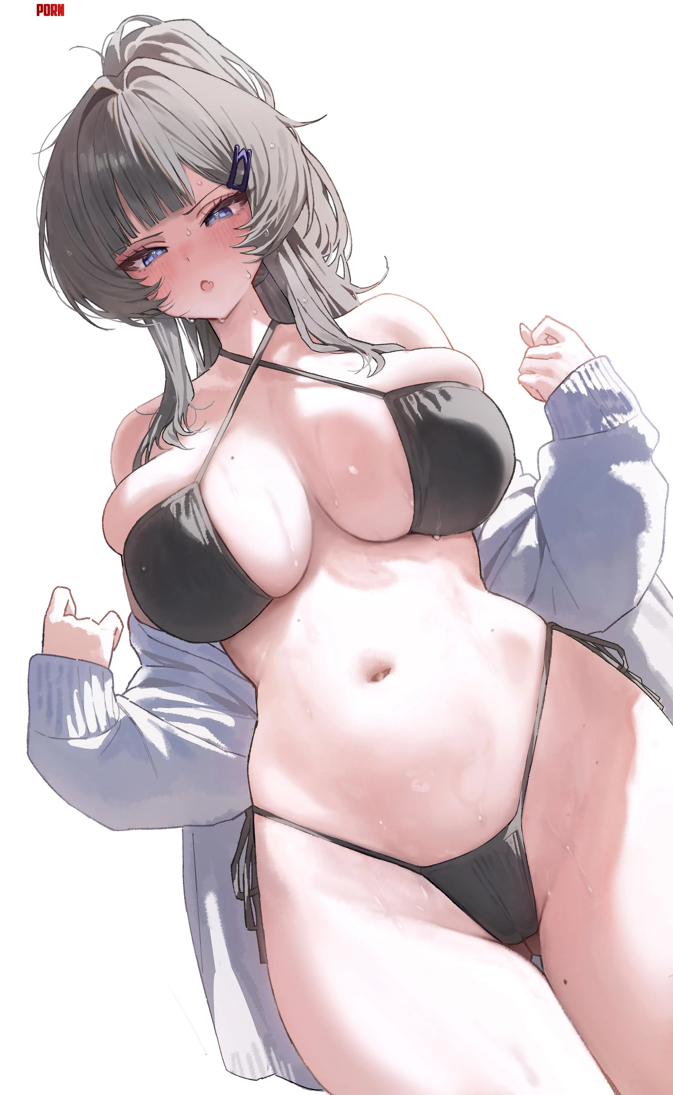 Bikini and sweating (Mochirong / Chirong559) by elegantloveglimmer