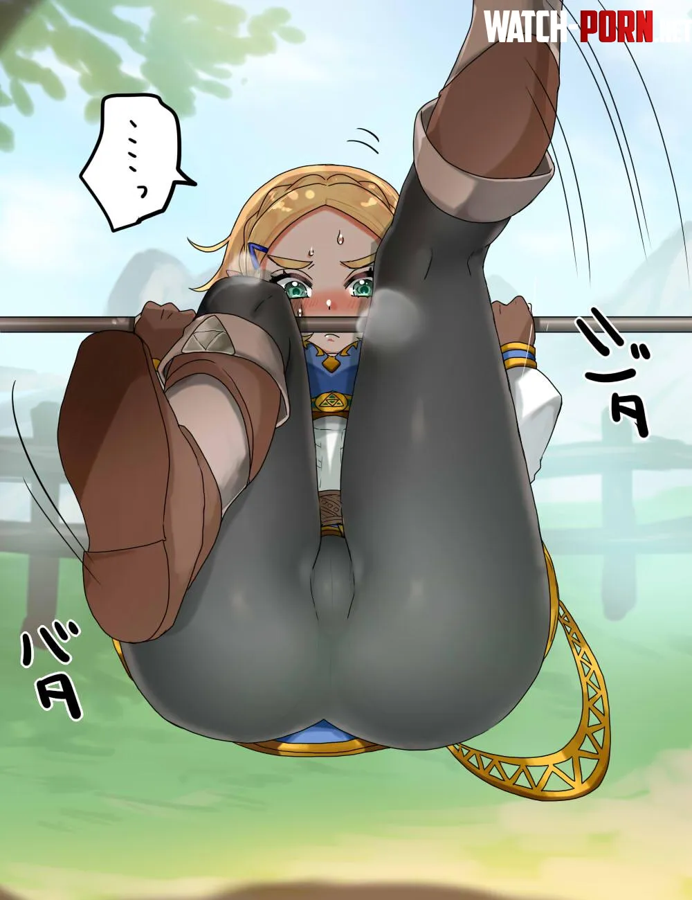 Zelda trying her best [The Legend of Zelda] by LafterMastr