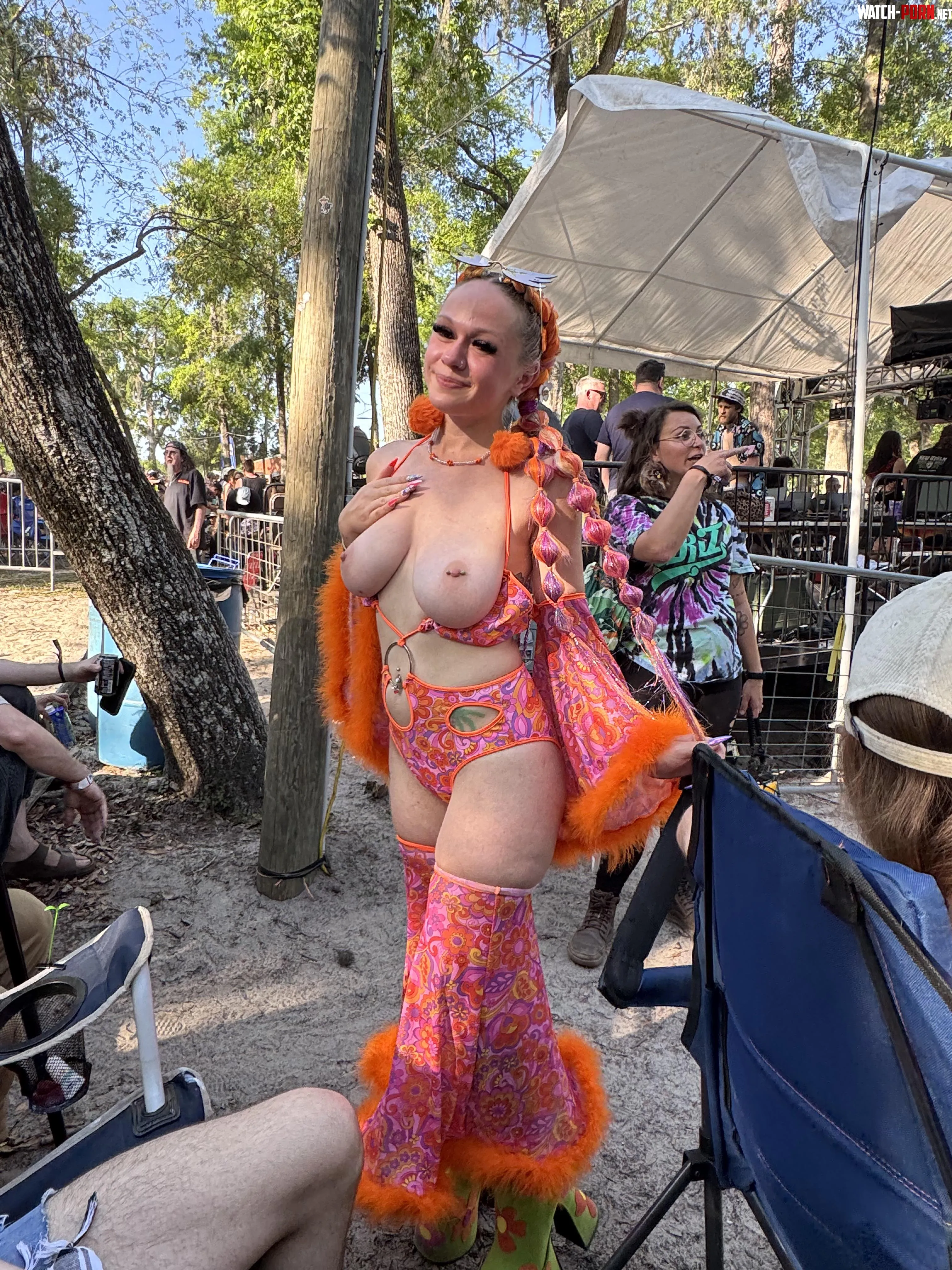 my titties make the festival more fun by megs__dead