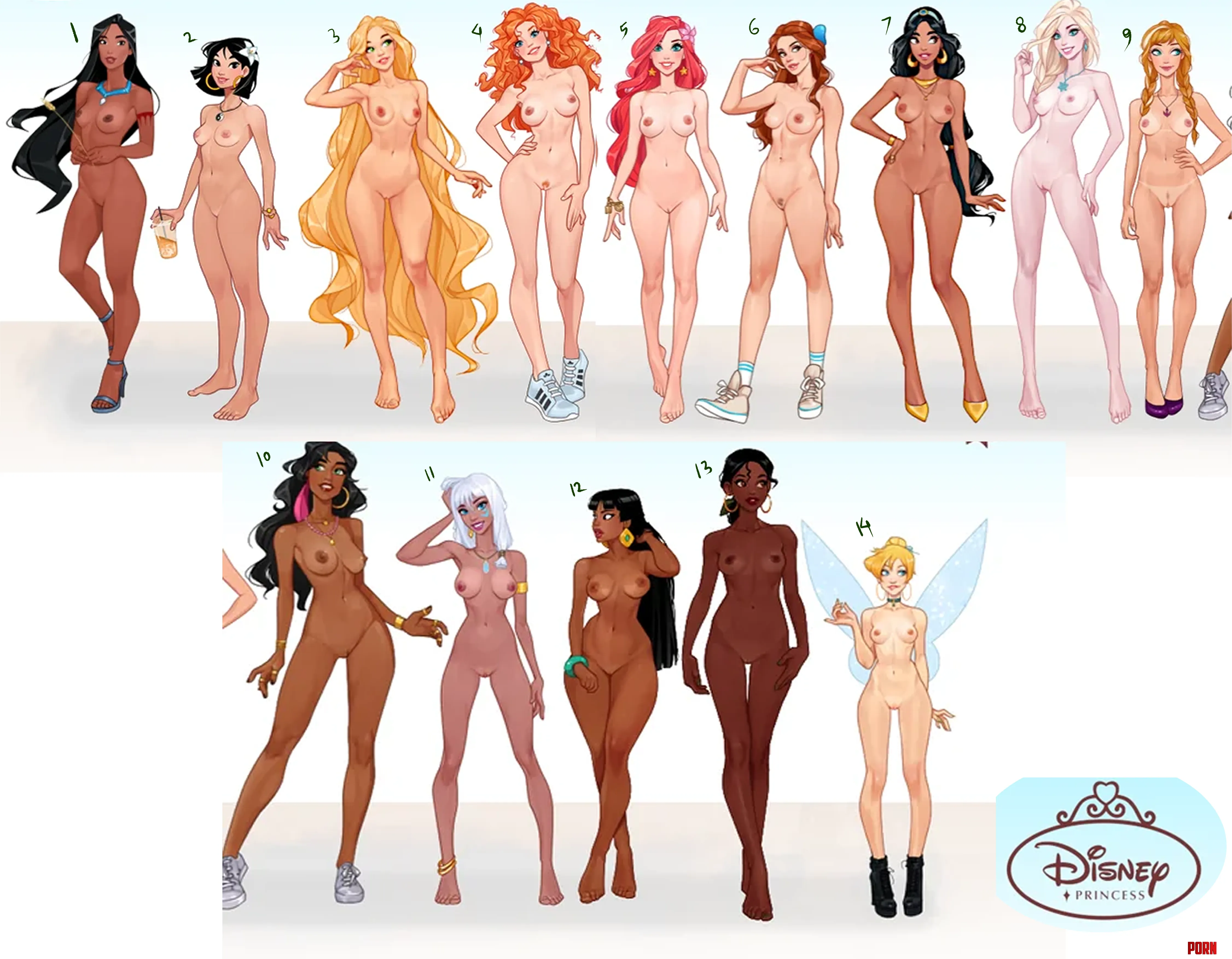 Can some one please tell me the names of  all the ladies from this picture in order Number 1 to Number 14? and feel free to add if anyone is missing . 🙏🙏 by DiligentSpecialist41