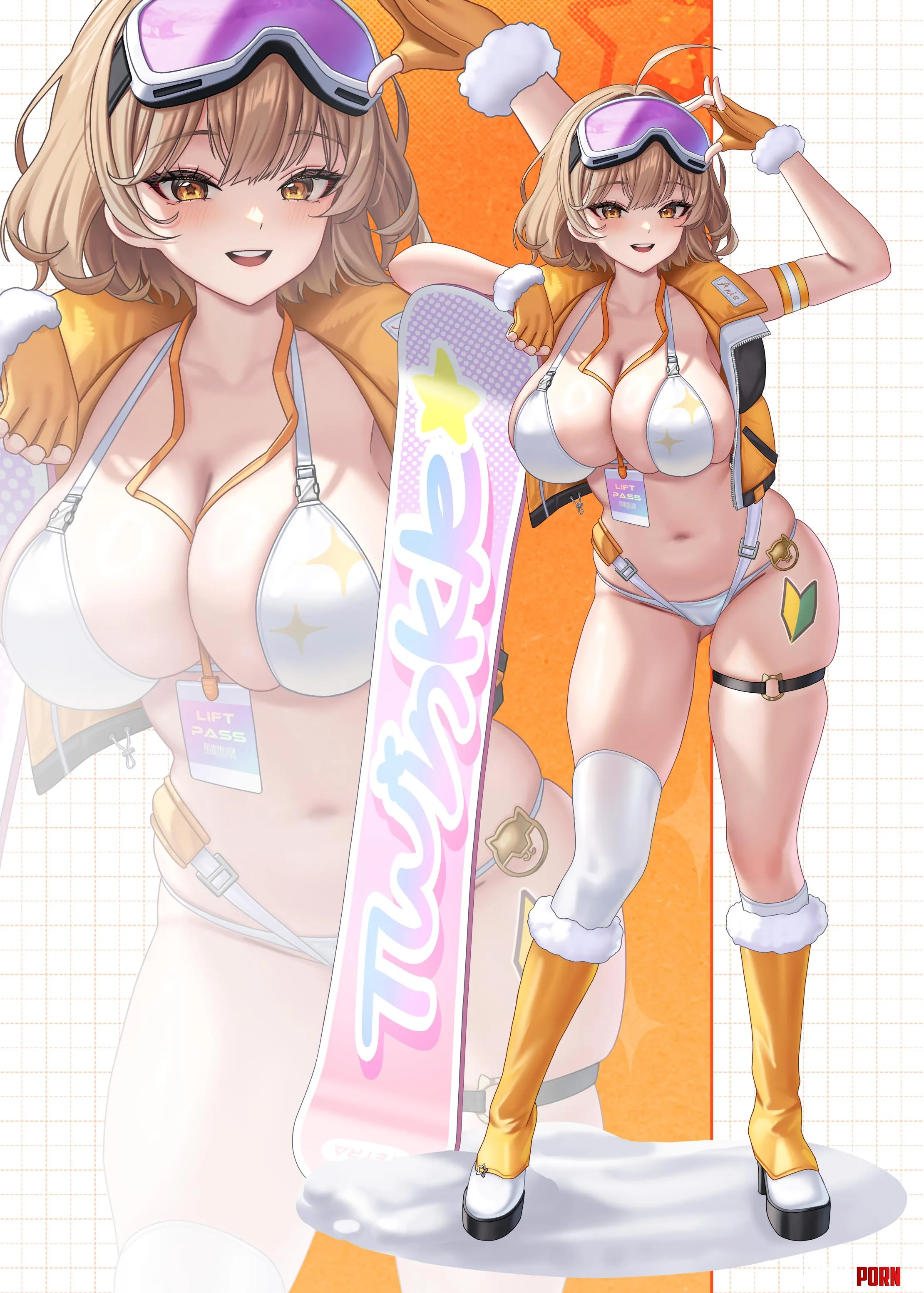 Snowboarder Anis [Nikke] by WoolsonDaSheep