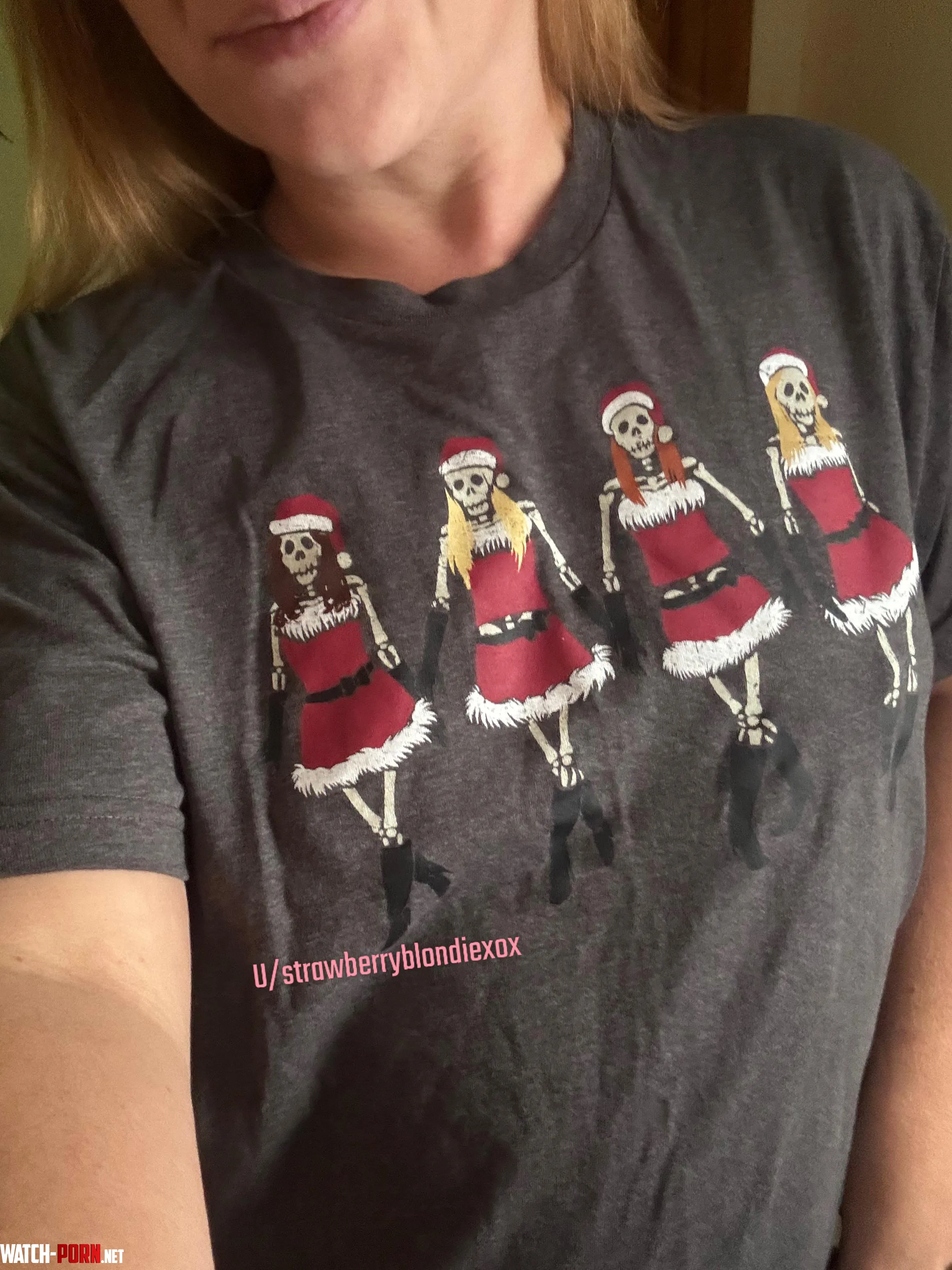 Braless & Somewhat Festive! by StrawberryBlondiexox