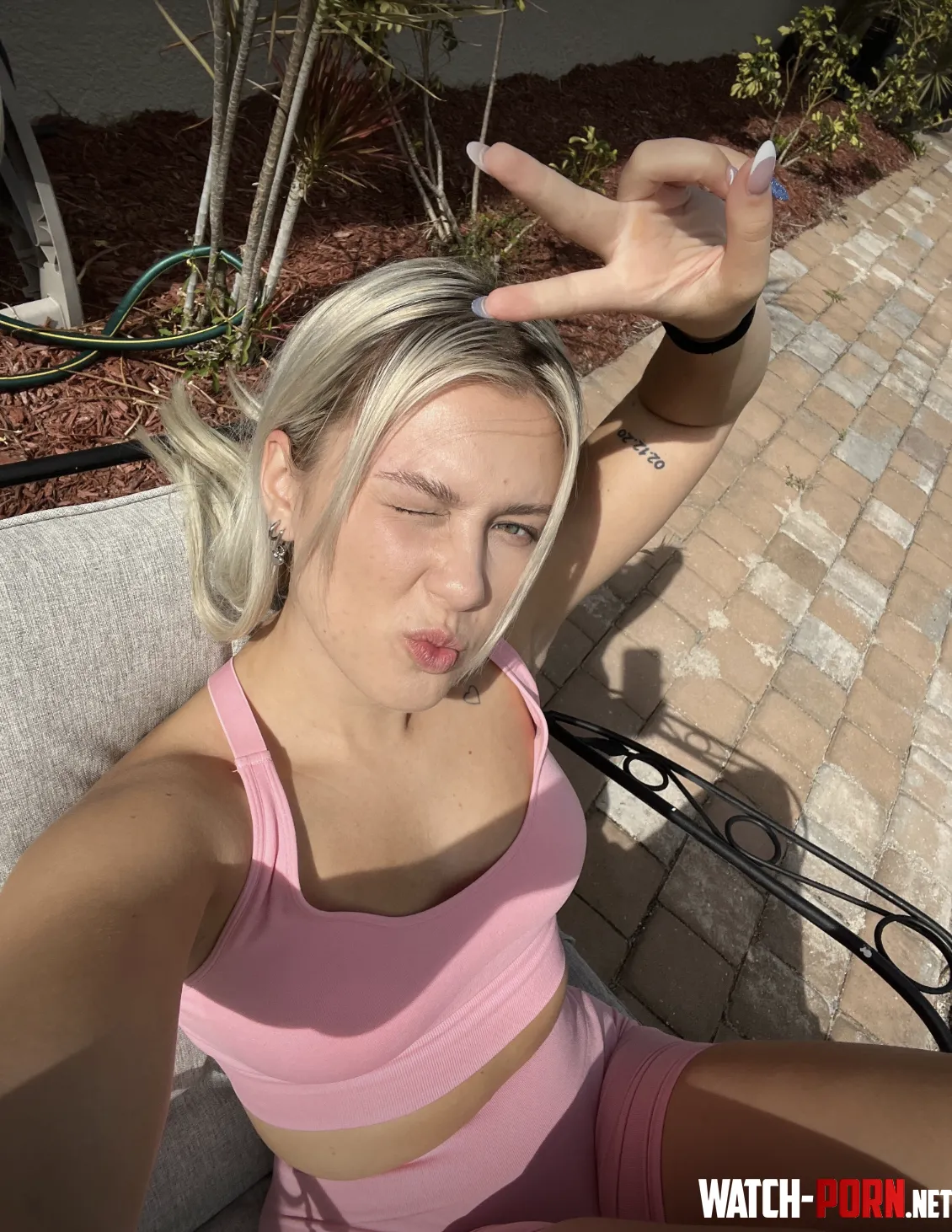 Cute pink croptop by BrandeeKania