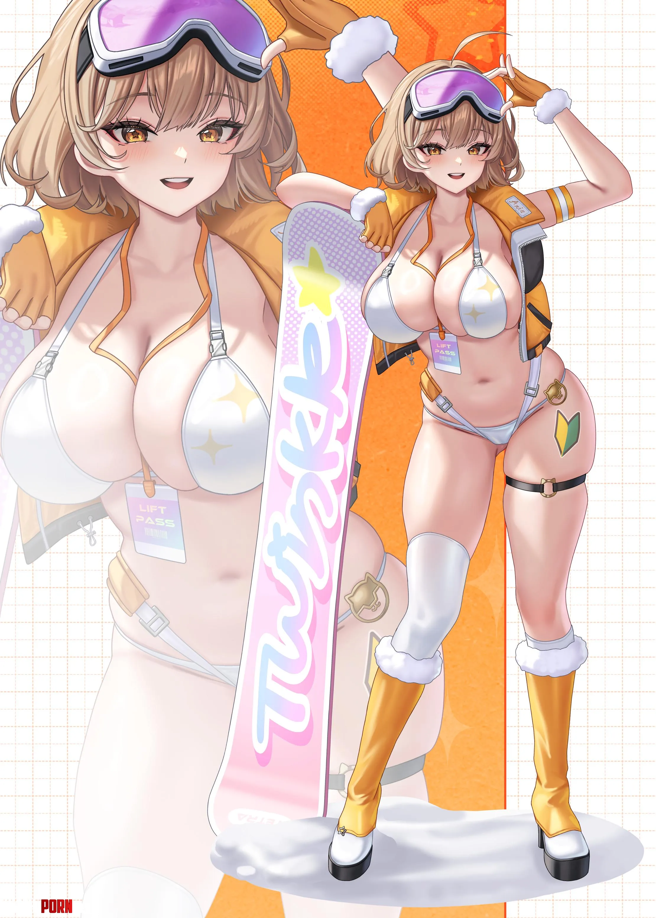 Snowboarder Anis [Nikke] by WoolsonDaSheep