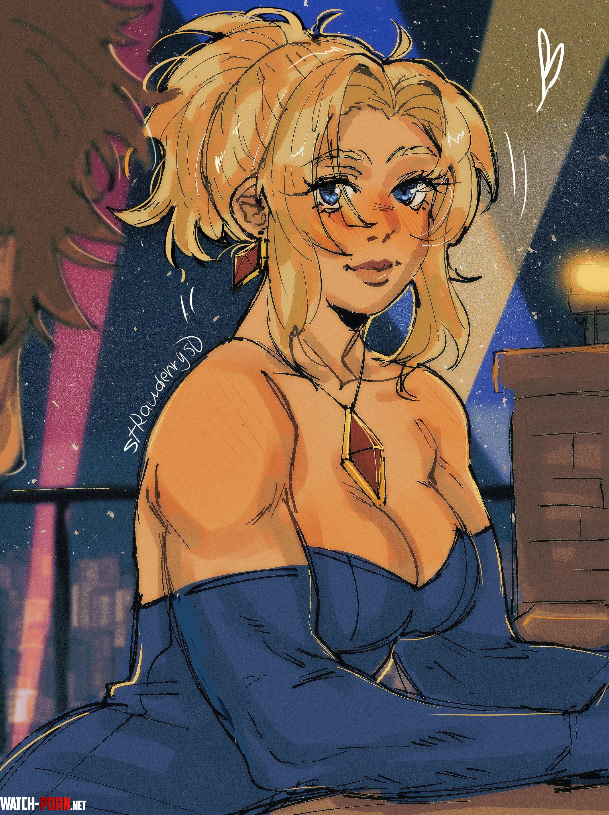 Blonde Blazer [@StrawderryST] by TheTMoneyMan