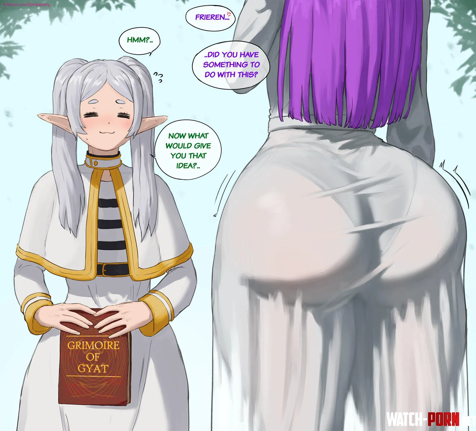 Frieren's new grimoire (SuperBusty) by HealthyPie7788
