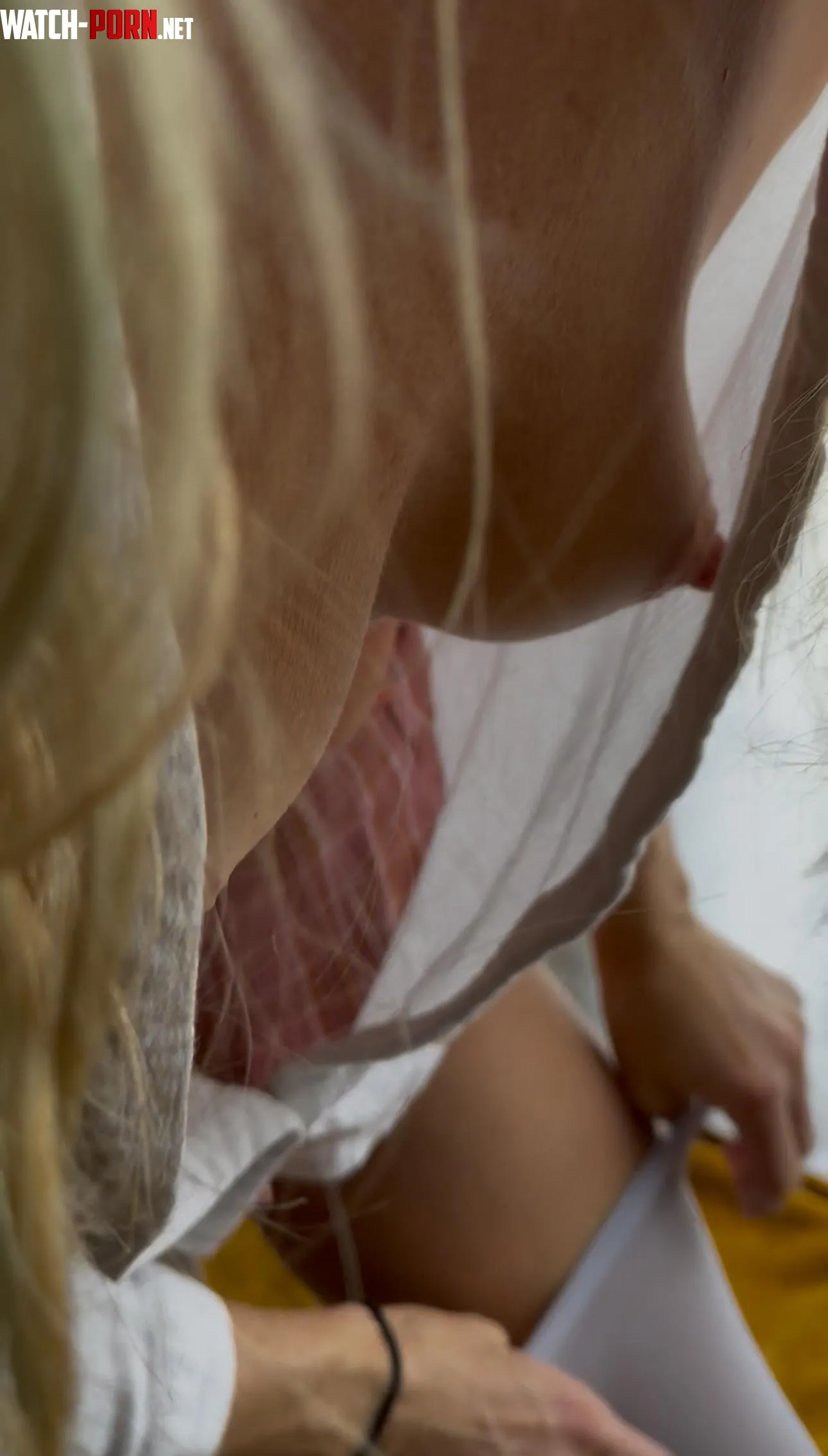 Always adjusting my thigh highs by sojourncouple