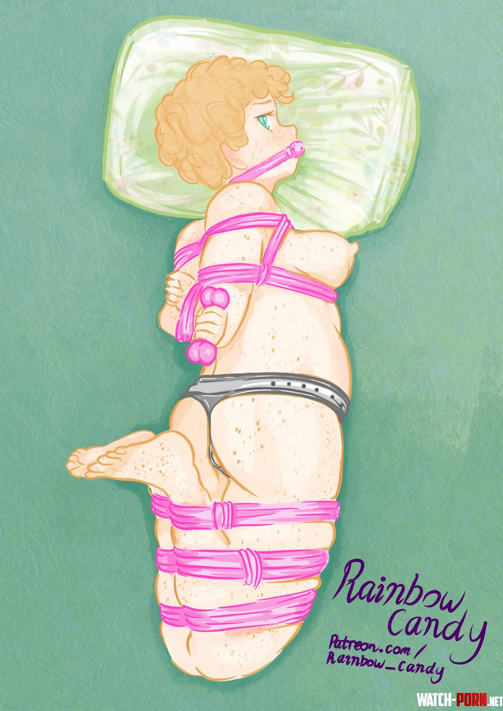 An illustration I made for my queer webcomic, I hope you like it :3 [OC] by RainbowCandy-NZ