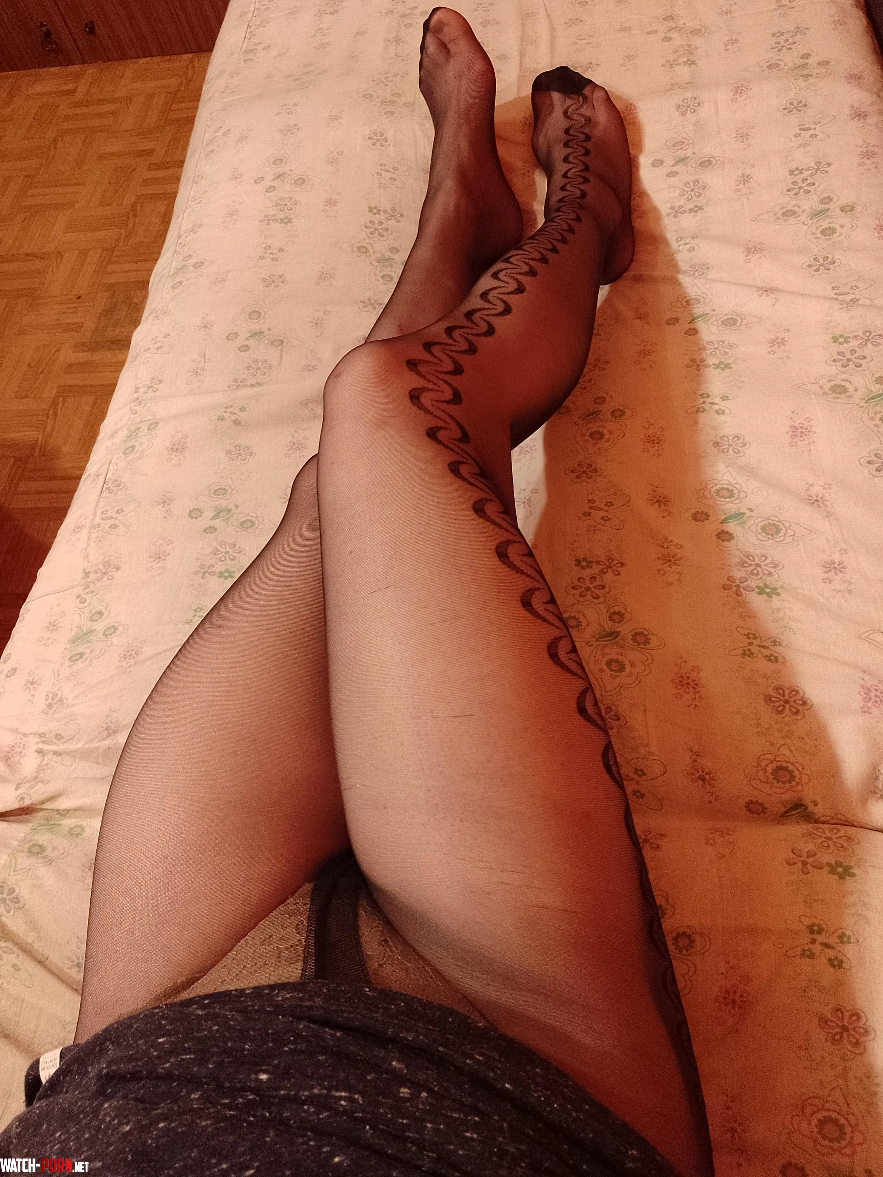 Thin Black pantyhose by SympathyBig4207