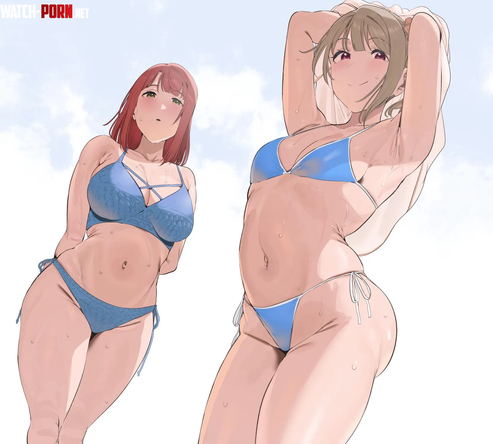Swimsuit Ayumu & Kasumi [Love Live! Nijigasaki High School Idol Club] by Silent_Steak_9540
