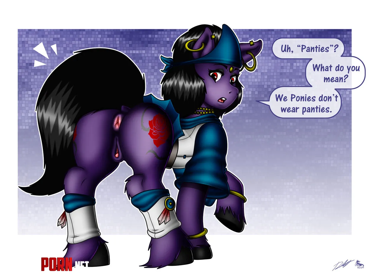 Ponies don't wear panties (Evil-Rick) by EnigmusPrime