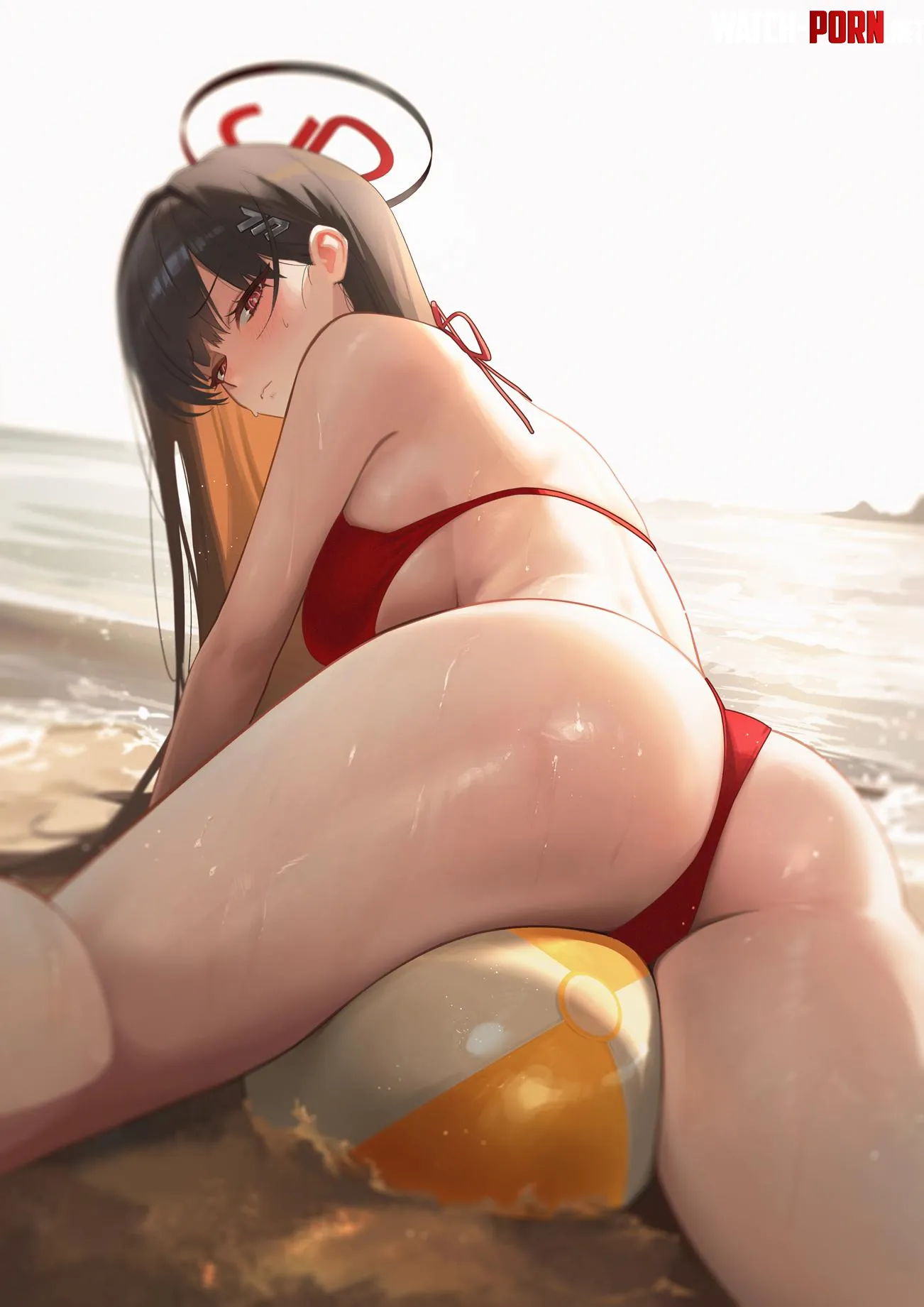 Rio with beachball (Daehoak) by elegantloveglimmer