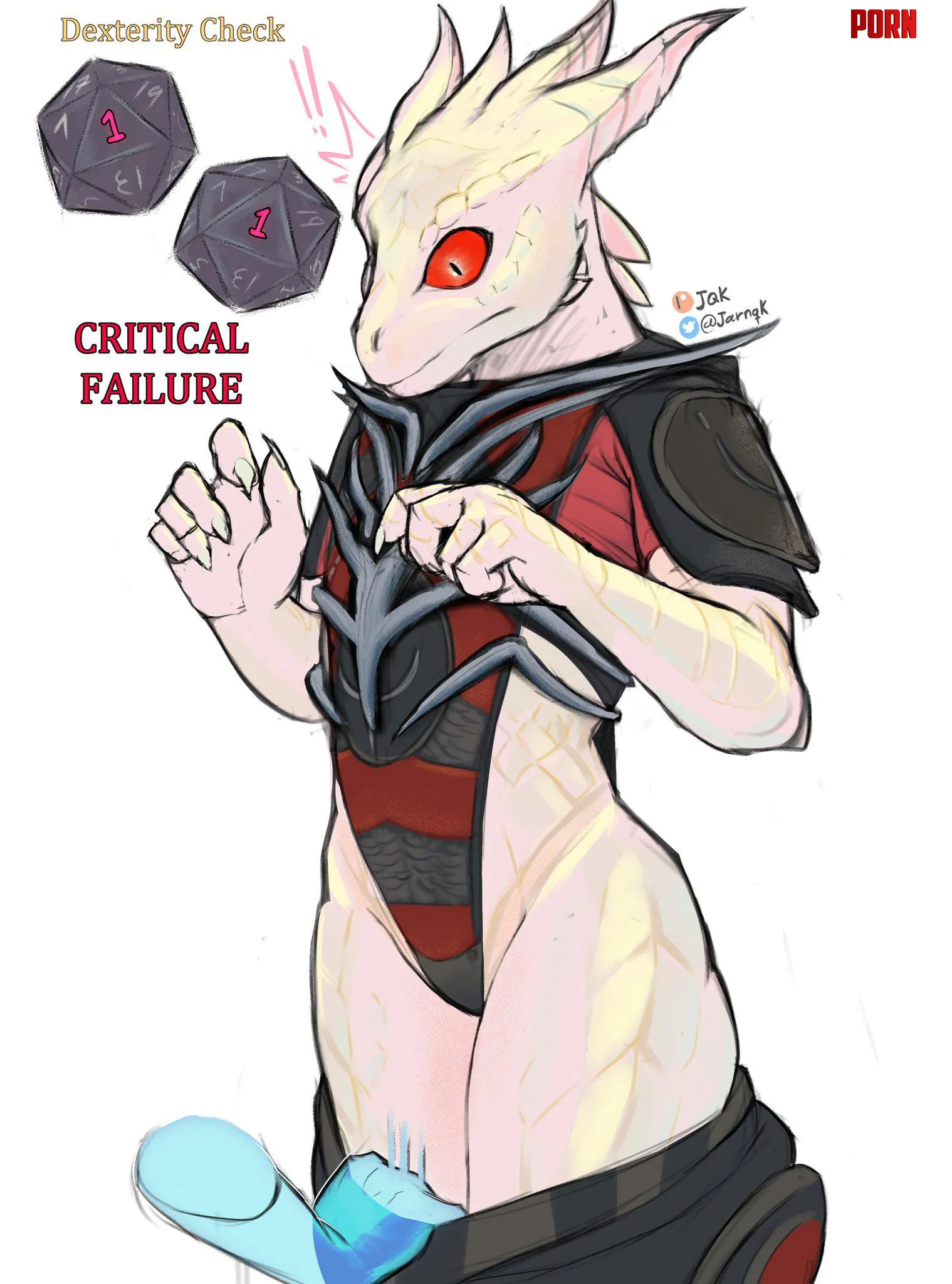 Perception Check Failed (JQK) by VulpineMutt