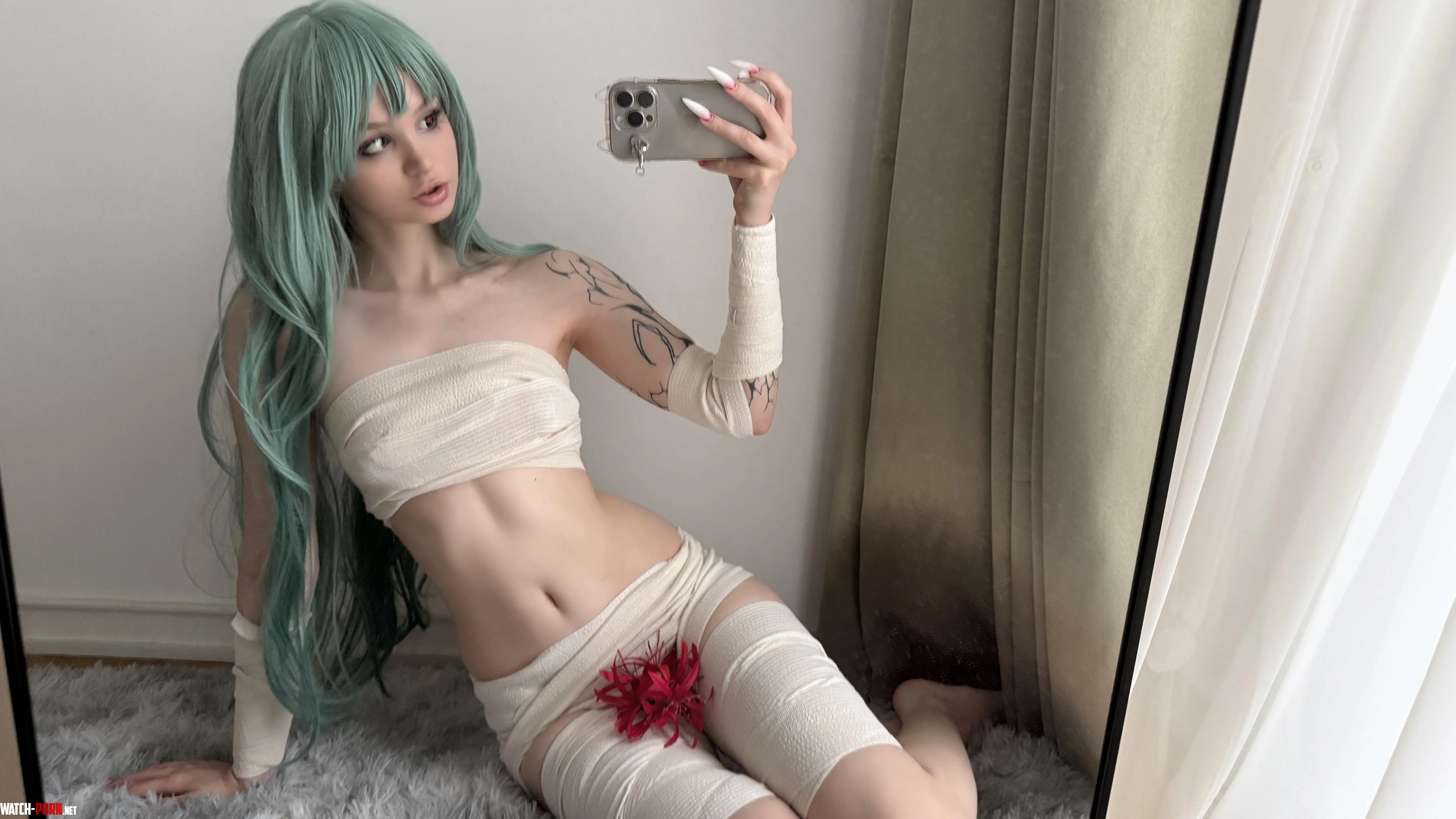 Do you like my neon hair? by Sugar_Lily_14