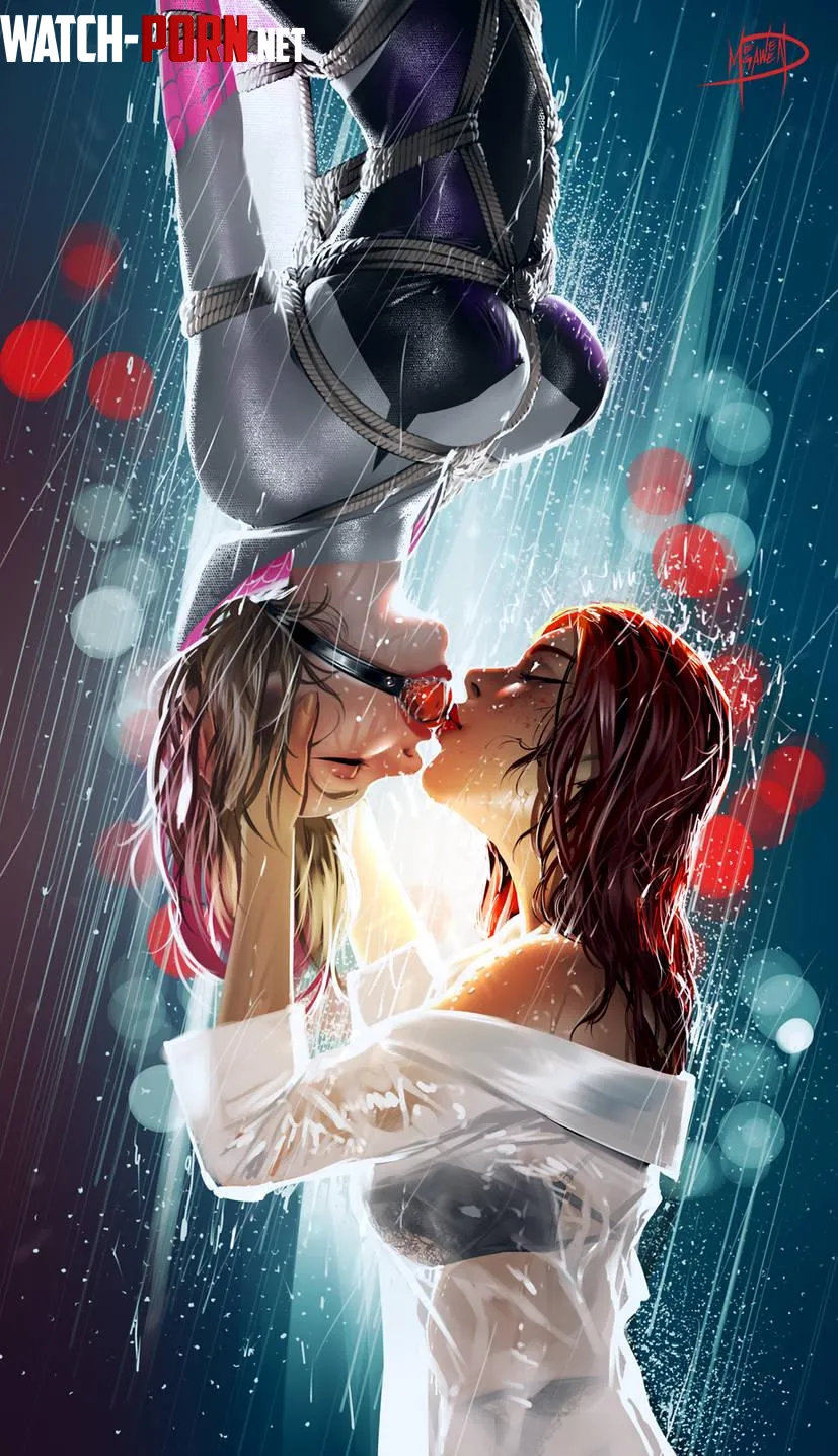 Upside down kiss (megaween) [Marvel] by SiarX