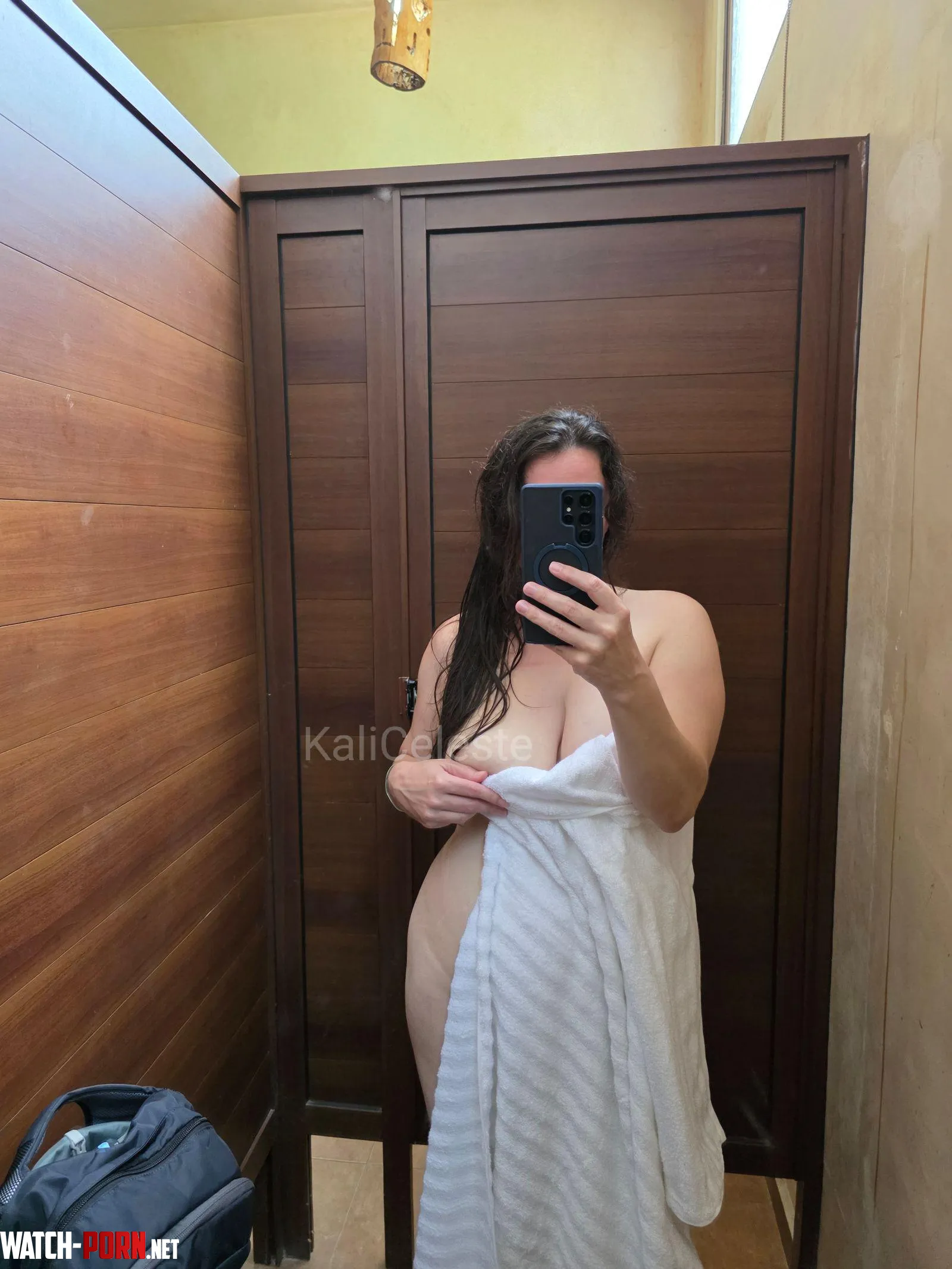 I might drop the towel... by KaliCeleste