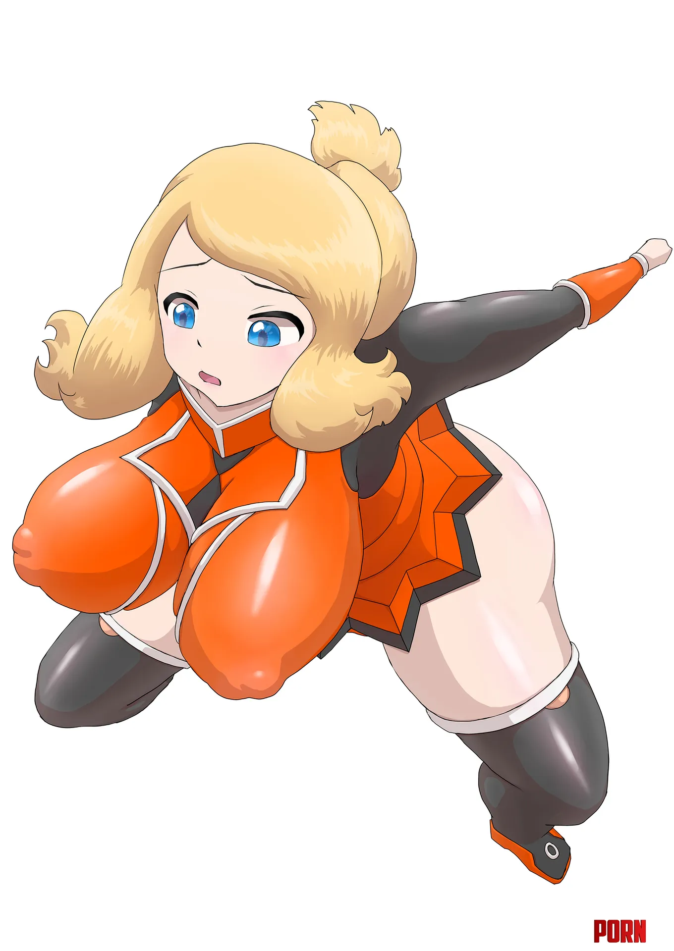 Serena tight top-suit [Pokémon XYZ] by LovThat-KalosianGirl