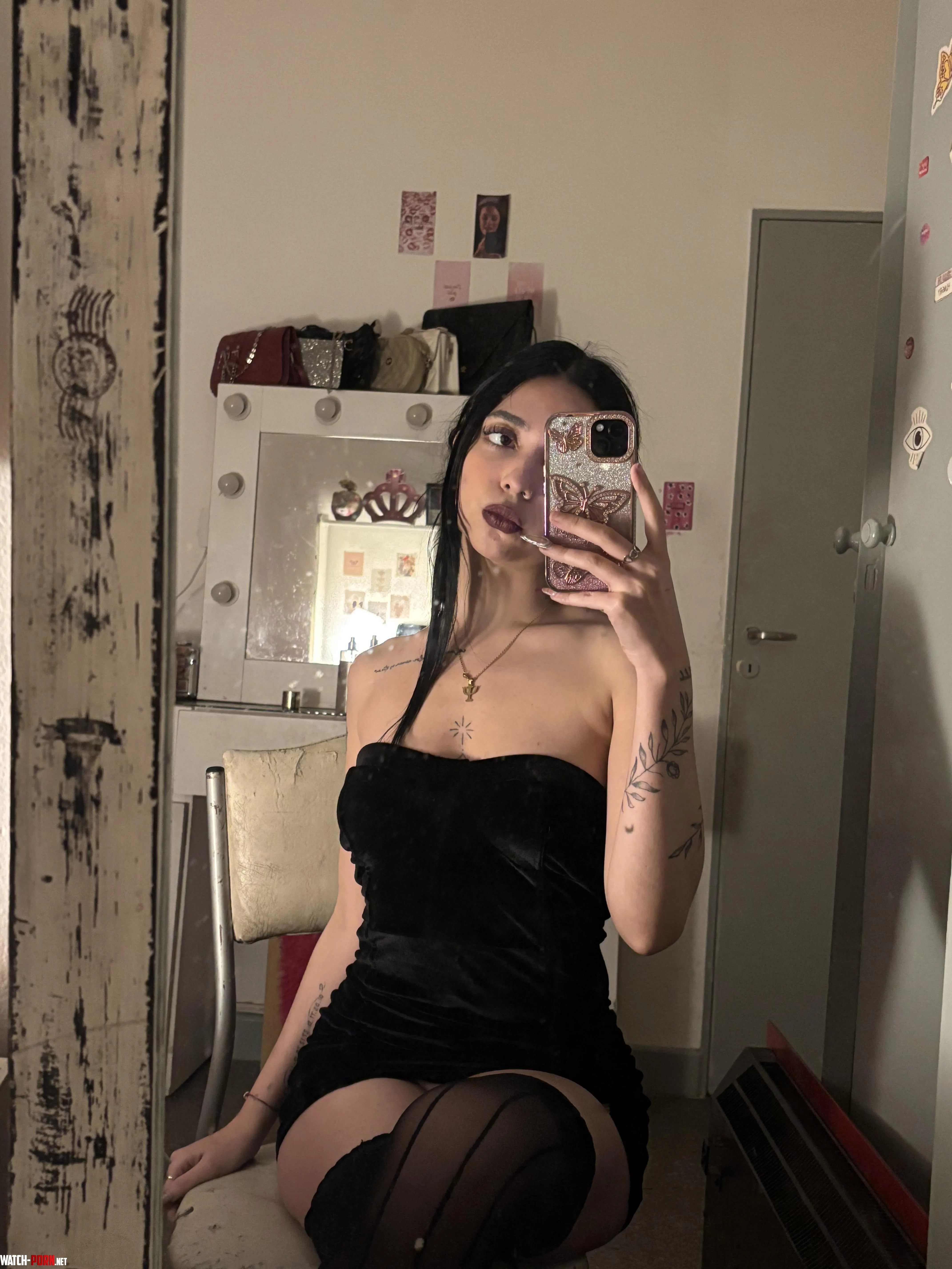 Do you like it when a dress hugs every curve of my body? by NyxArrie