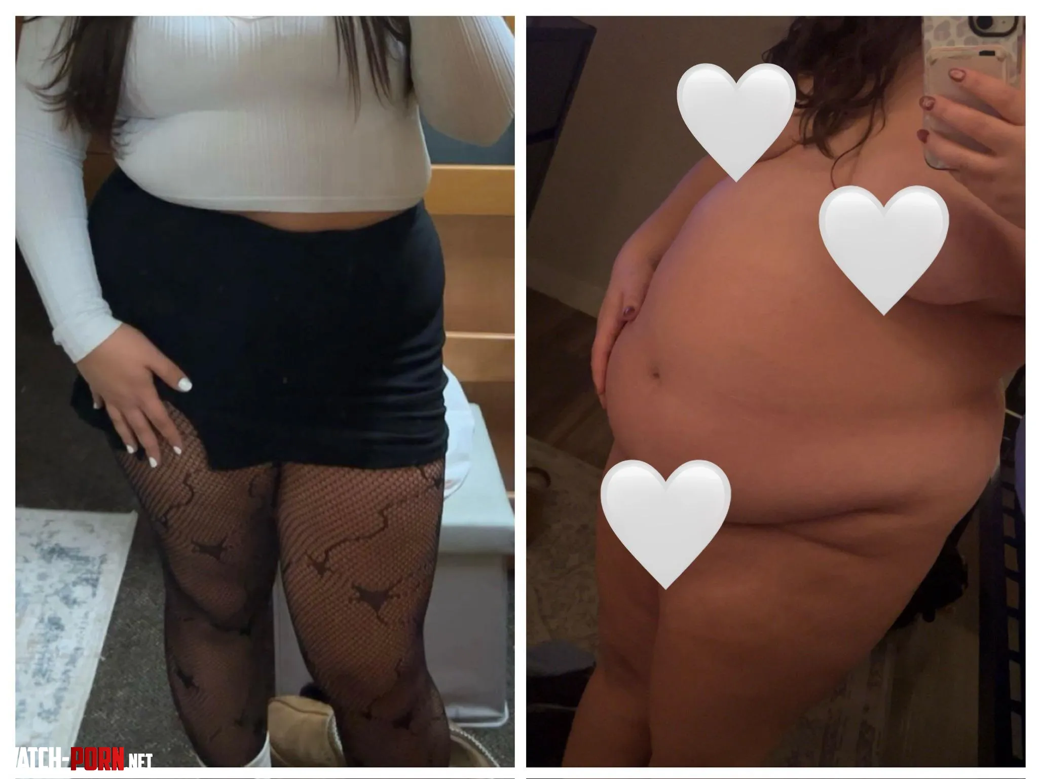 One year difference isn’t that noticeable… right? by Fatty_Lily