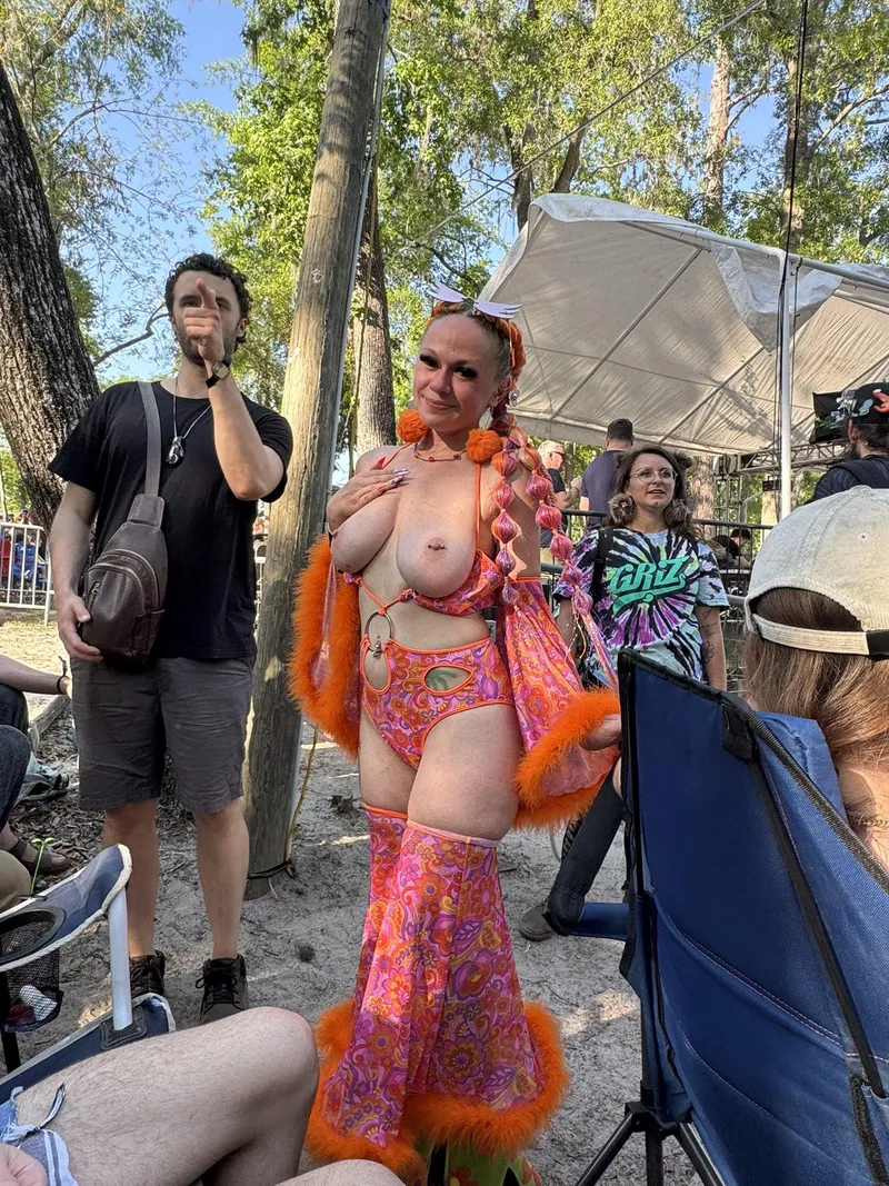 Thumbnail FlashingGirls: Fun Festival Moments with Titties Out by megs__dead