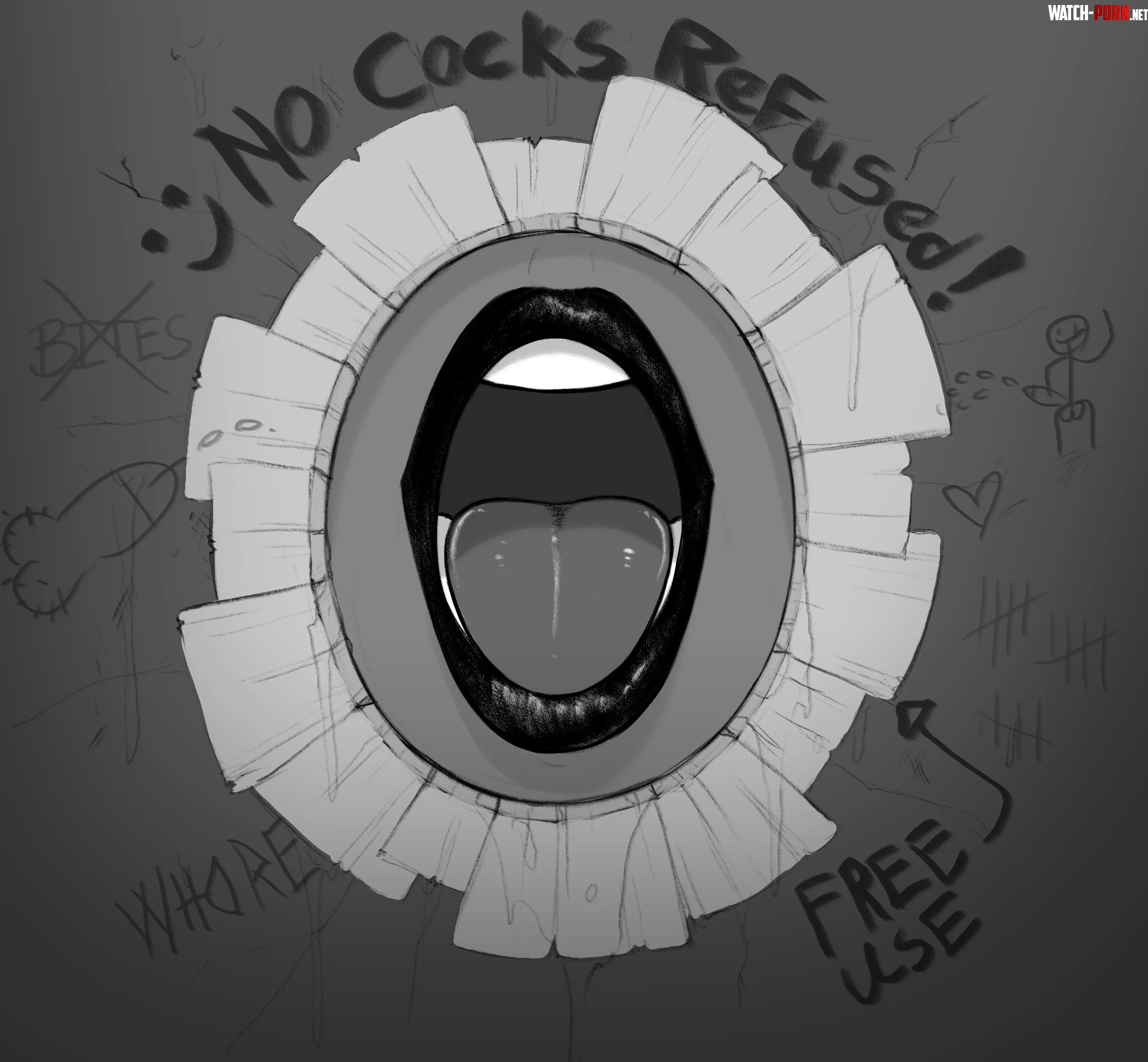 Ready for all cocks by Somanycookies1