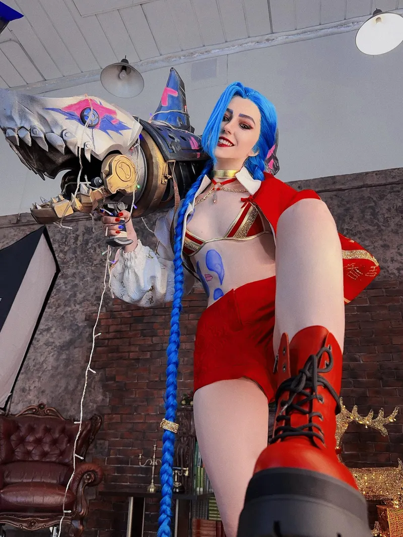 Thumbnail Experience Miakanayuri's Jinx Art from Arcane Series